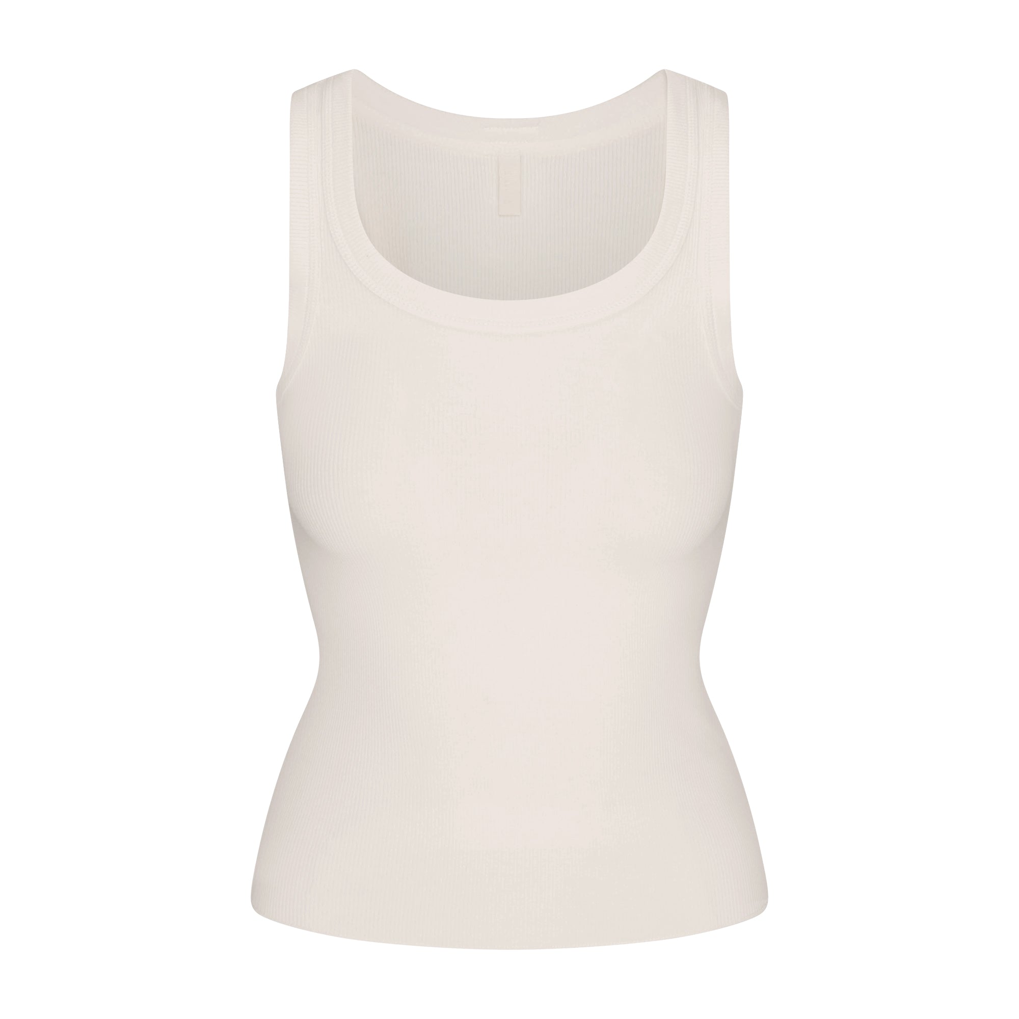 SKIMS COTTON RIB SCOOP NECK TANK | MARBLE - Sneaker Türkiye