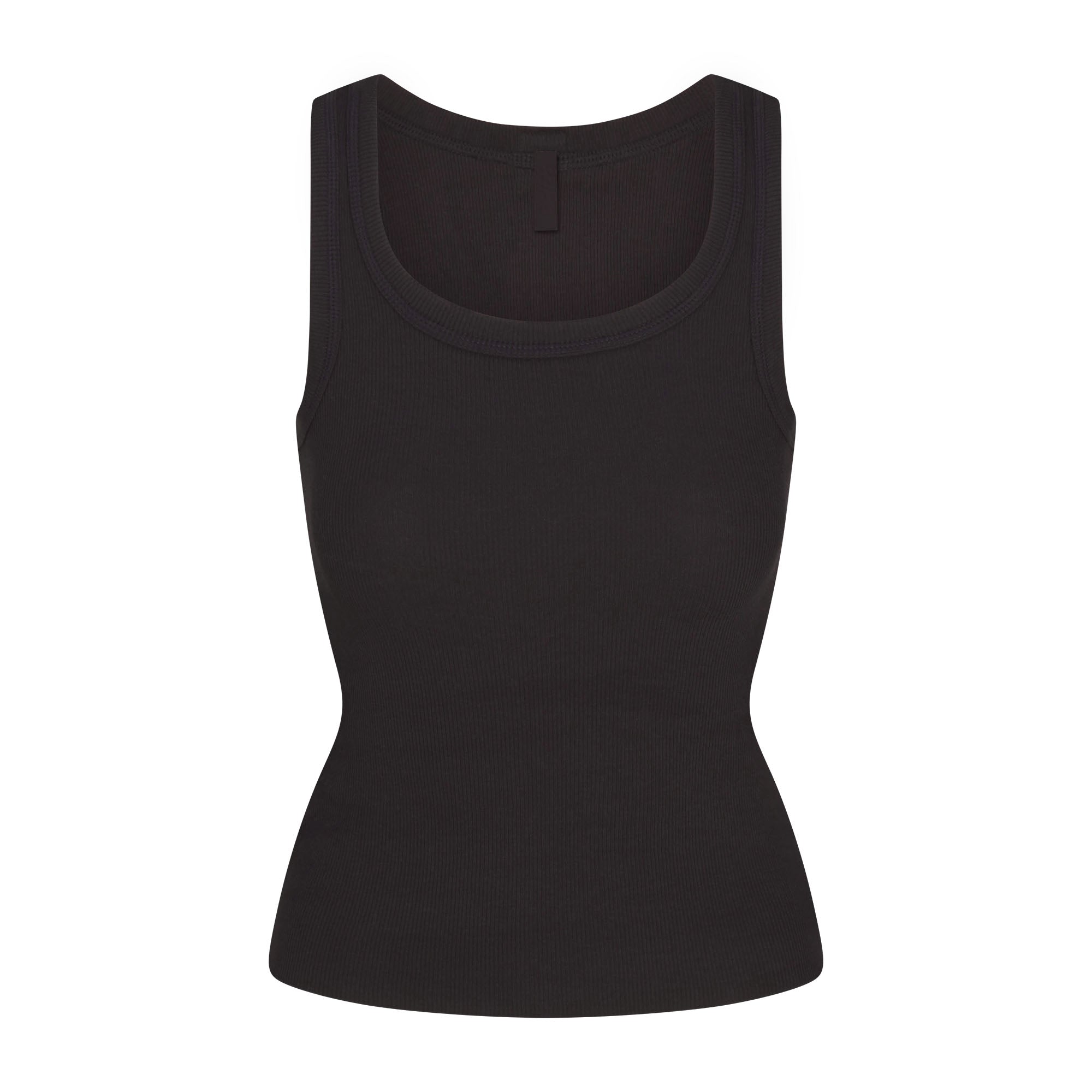 SKIMS COTTON RIB SCOOP NECK TANK | SOOT - Sneaker Türkiye