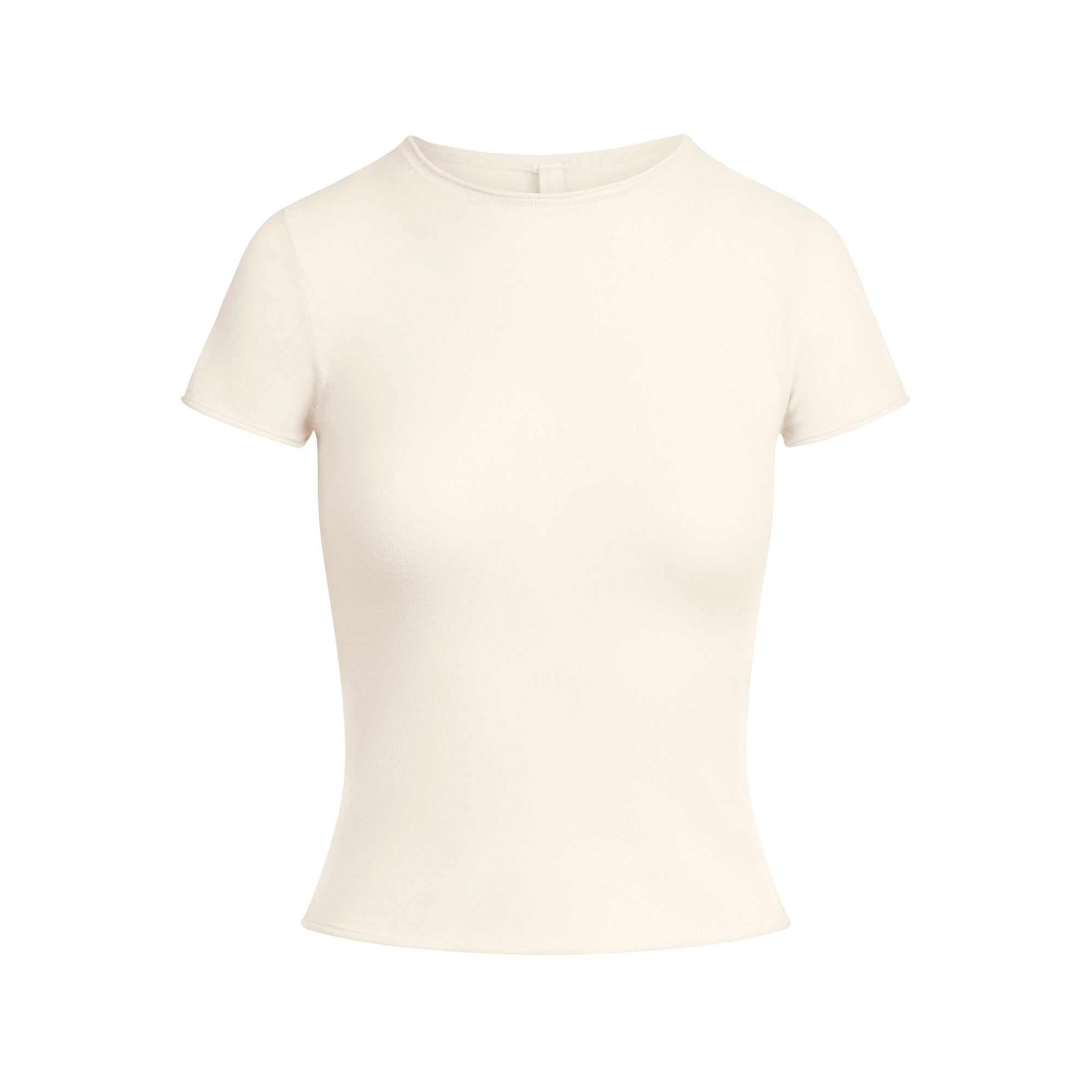 SKIMS FEATHERWEIGHT CASHMERE TEE | EGRET - Sneaker Türkiye