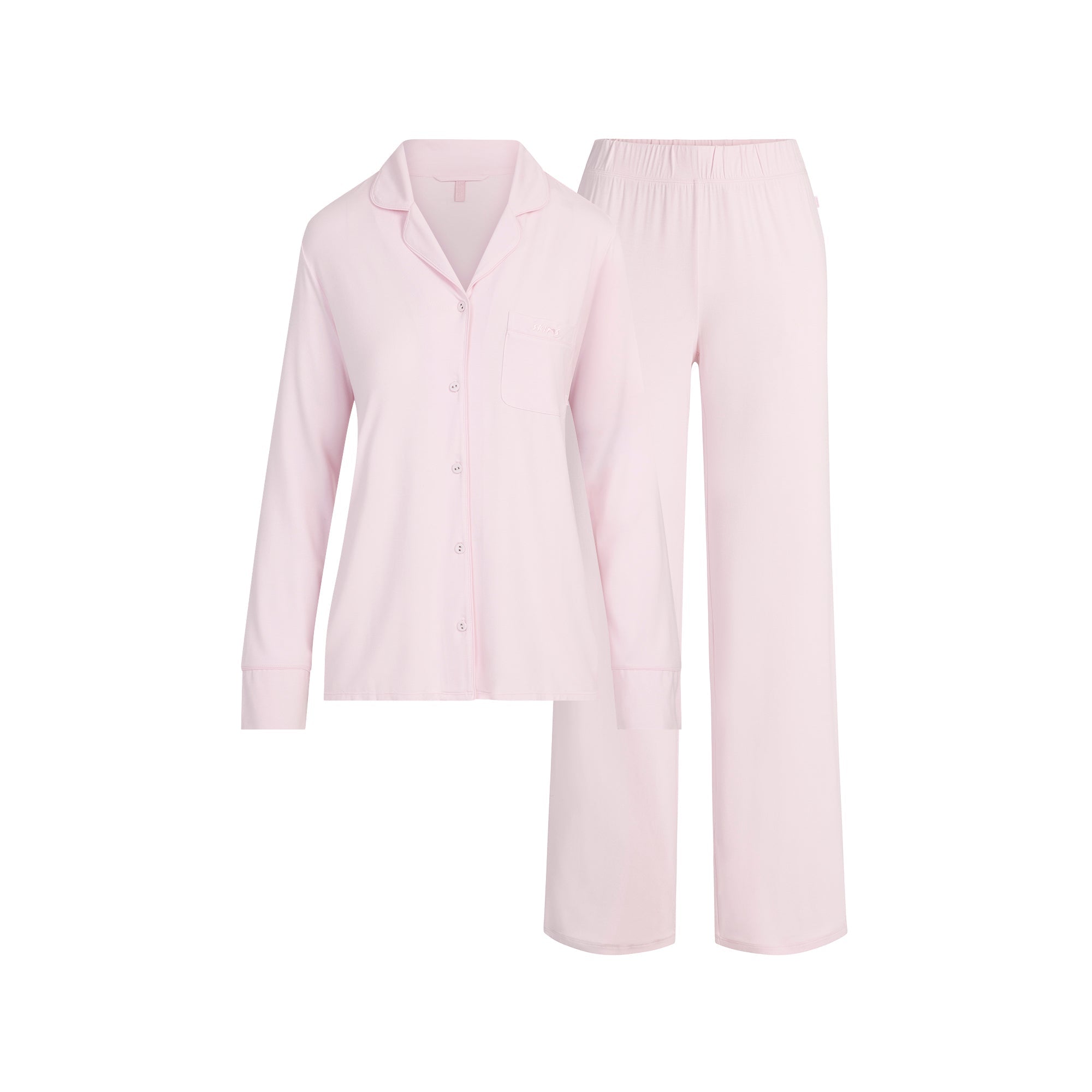 SKIMS SLEEP LONG SLEEVE BUTTON UP SET | BLOOM - Sneaker Türkiye