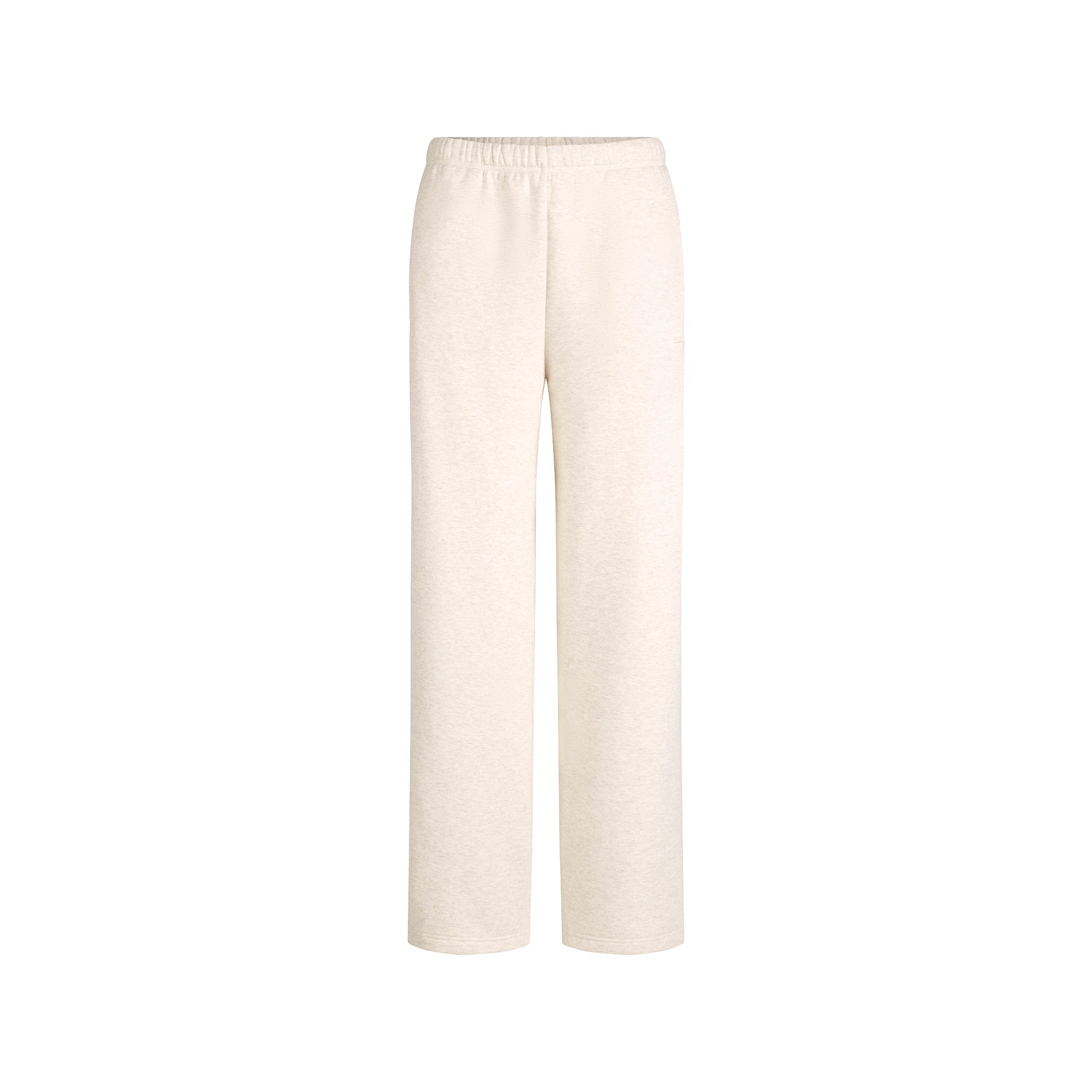 SKIMS COTTON FLEECE CLASSIC STRAIGHT LEG PANT | OATMEAL HEATHER - Sneaker Türkiye