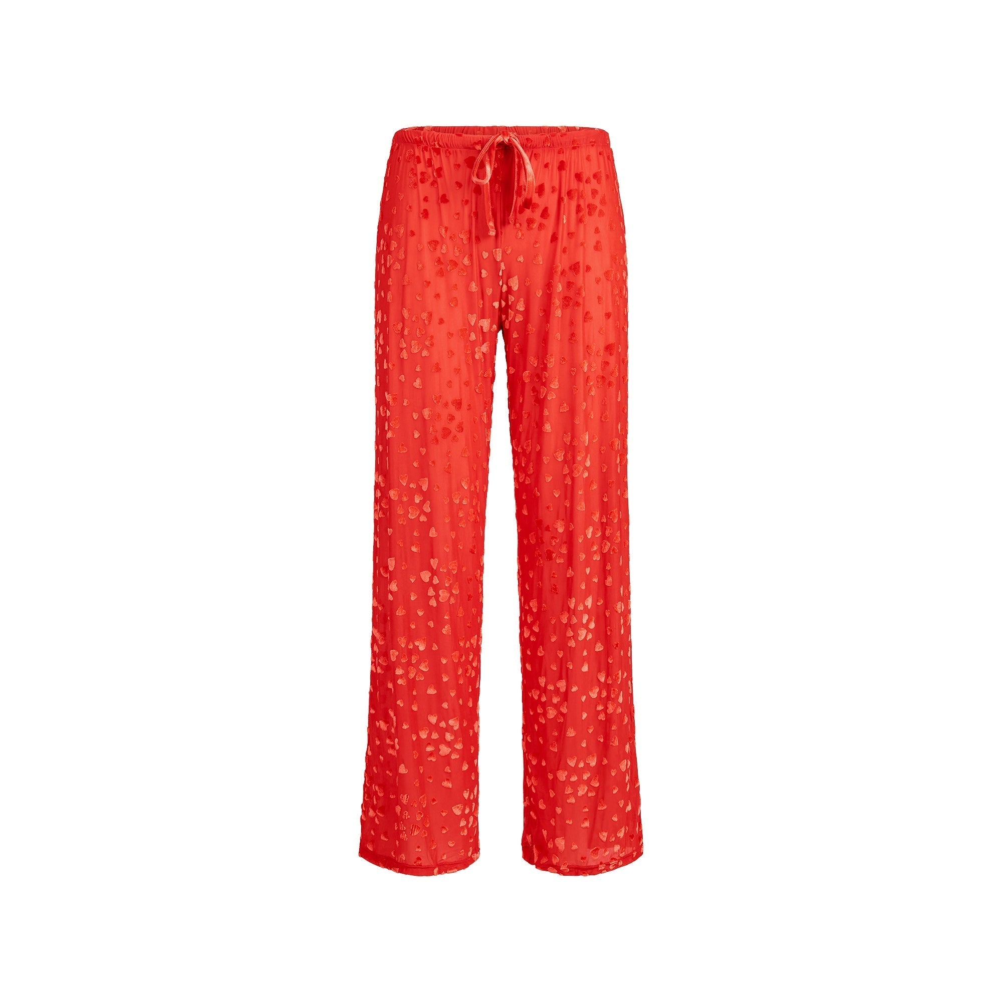 SKIMS SHEER VELVET CAMI AND PANT SET | RUBY - Sneaker Türkiye
