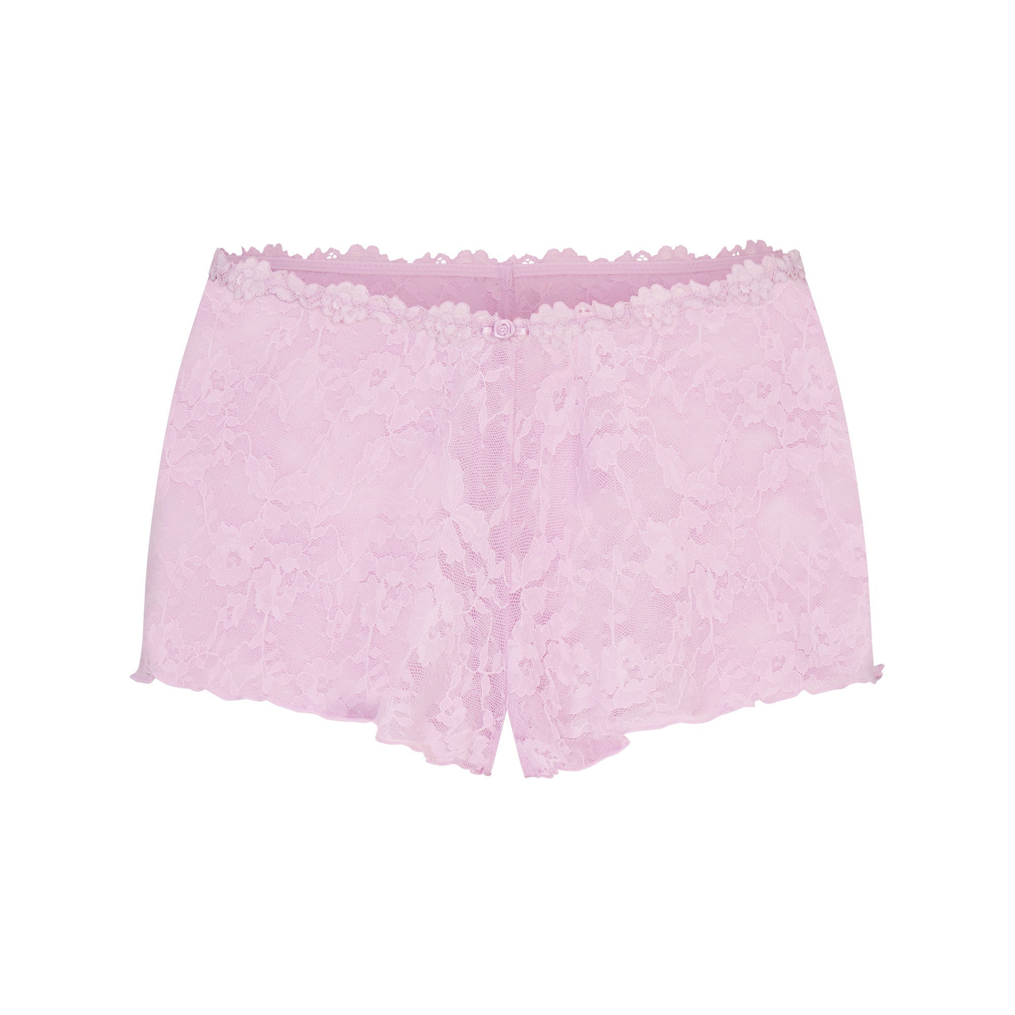 SKIMS STRETCH LACE TRIANGLE CAMI AND SHORT SET | BABY PINK - Sneaker Türkiye