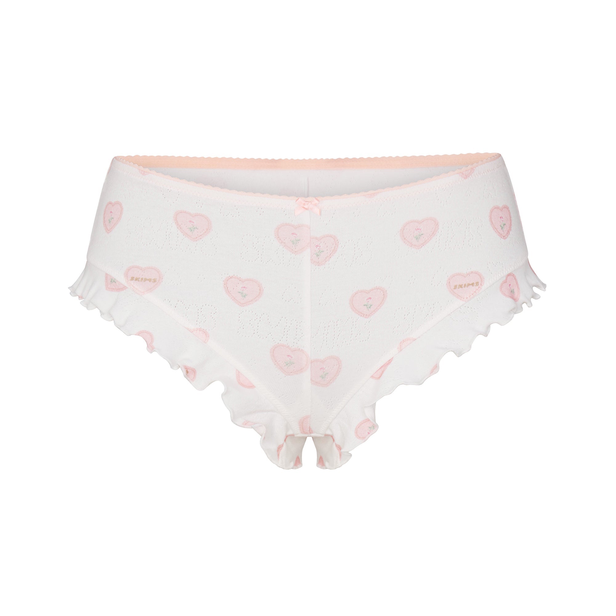 SKIMS LOGO POINTELLE CAMI SLEEP SET | SNOW LACE HEARTS - Sneaker Türkiye