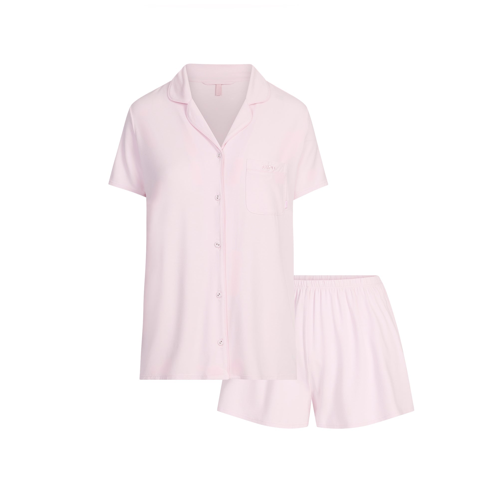 SKIMS SLEEP SHORT SLEEVE BUTTON UP SET | BLOOM - Sneaker Türkiye