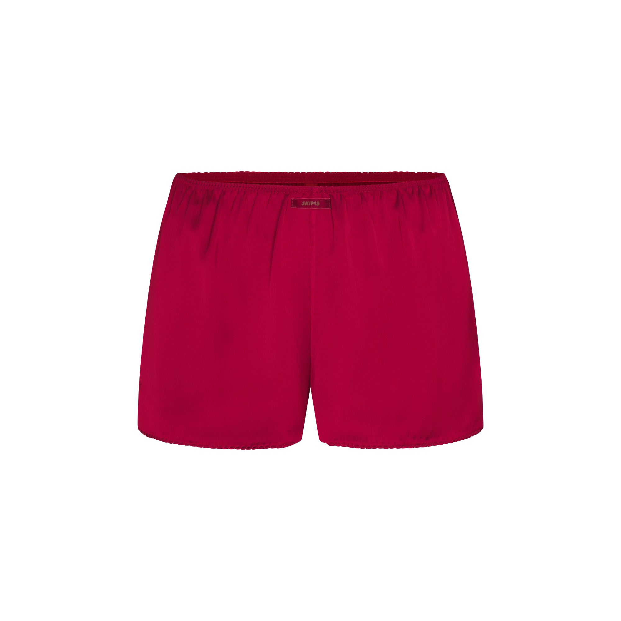 SKIMS WOVEN SHINE CAMI AND SHORT SLEEP SET | BRICK - Sneaker Türkiye