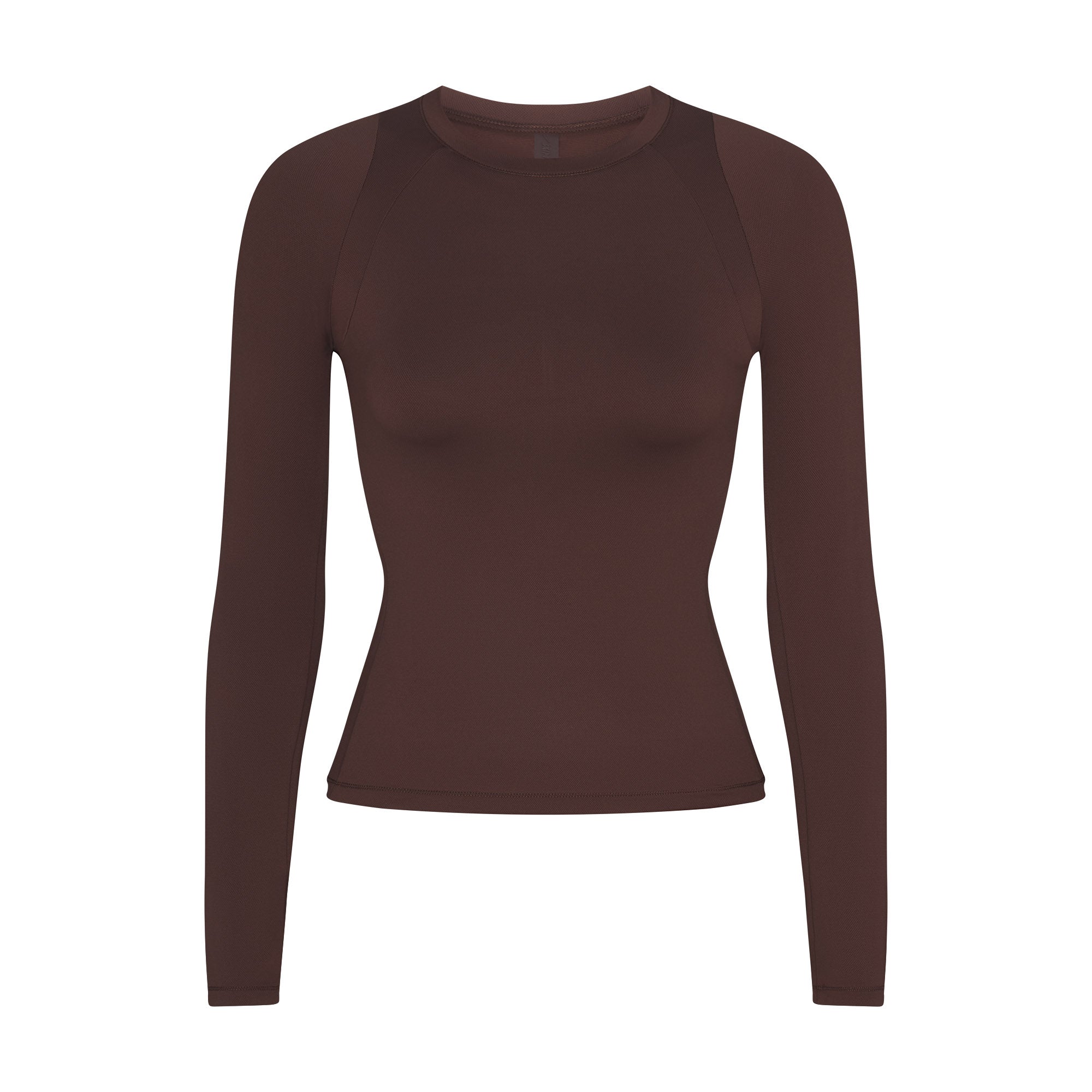 NikeSKIMS AIRY LONG SLEEVE CREW NECK TOP | DARK SEPIA - Sneaker Türkiye