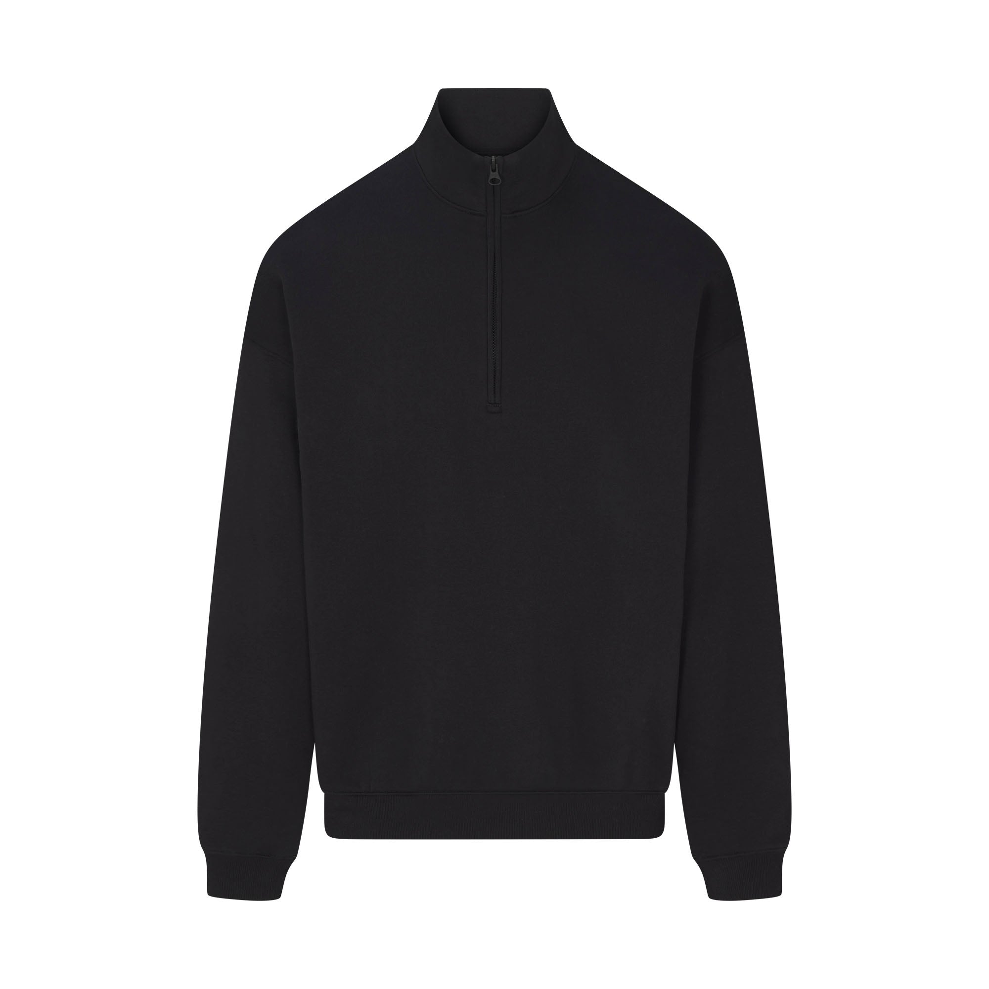 SKIMS FLEECE LOUNGE MENS RELAXED QUARTER ZIP | WASHED ONYX - Sneaker Türkiye