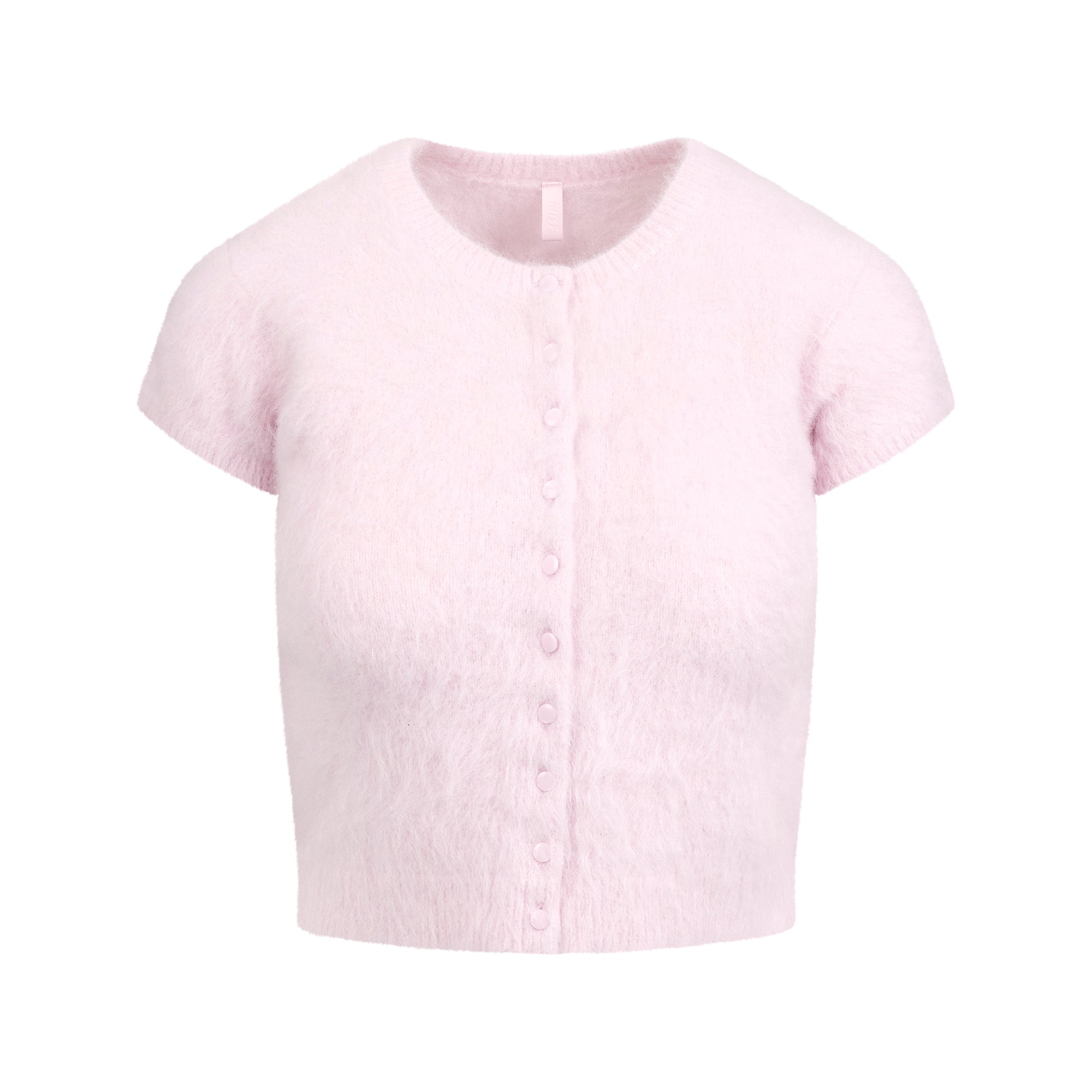 SKIMS BRUSHED ALPACA SHORT SLEEVE CARDIGAN | CHERRY BLOSSOM - Sneaker Türkiye