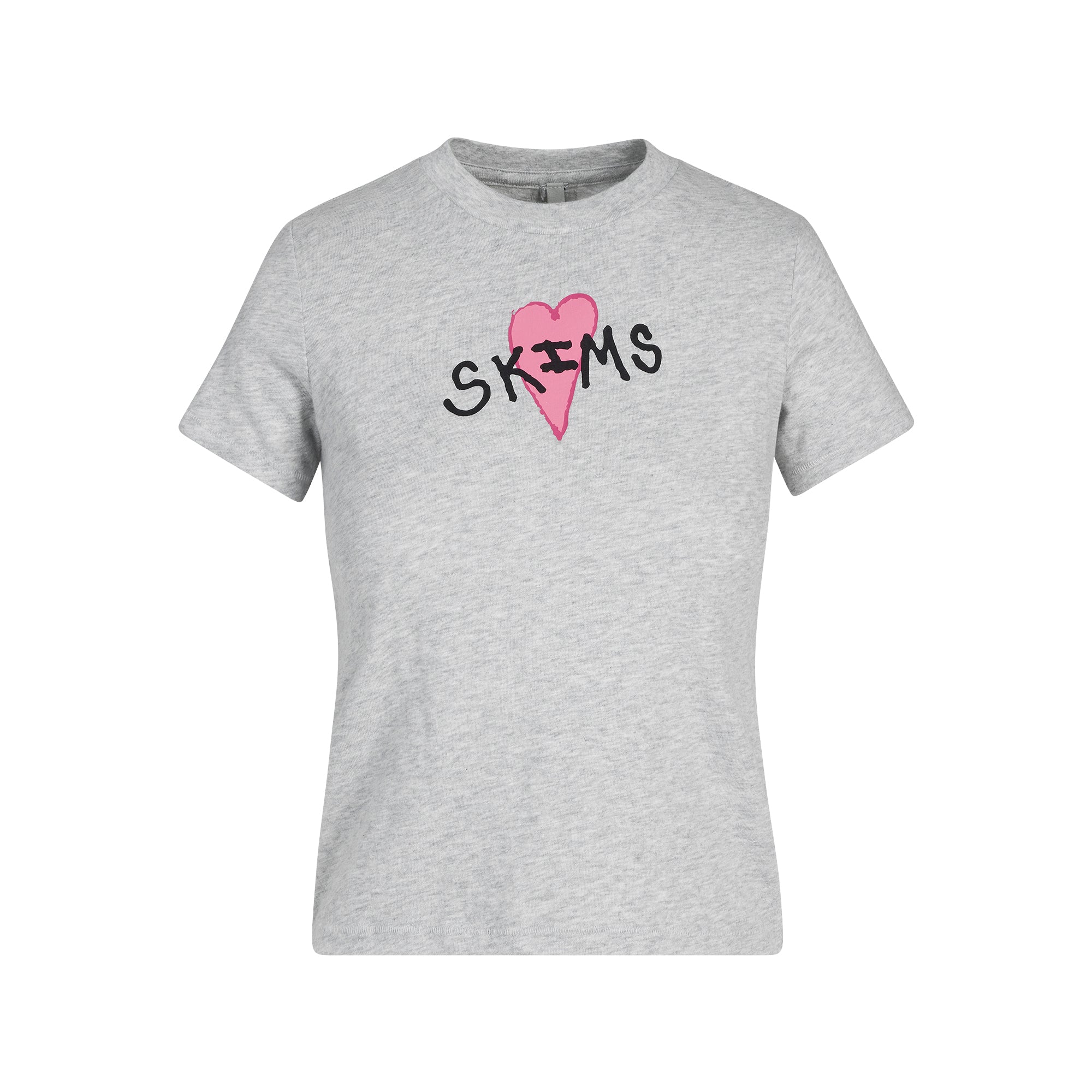 WORN IN JERSEY T-SHIRT | LIGHT HEATHER GREY SKIMS HEART - Sneaker Türkiye