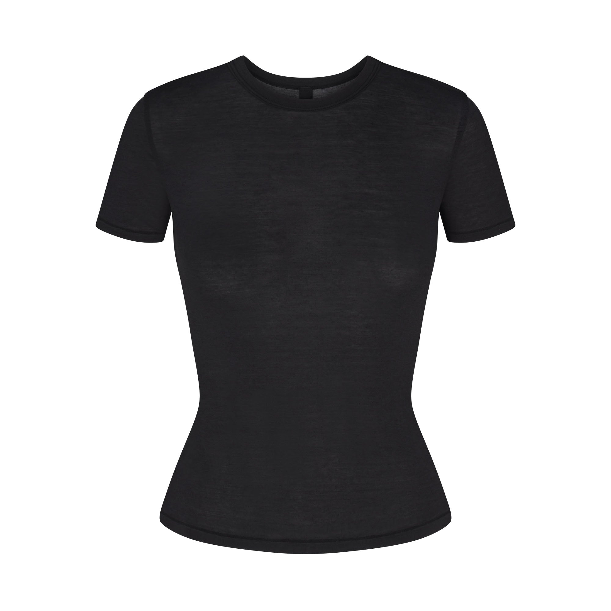 SKIMS SHEER MODAL LONG T-SHIRT | ONYX - Sneaker Türkiye