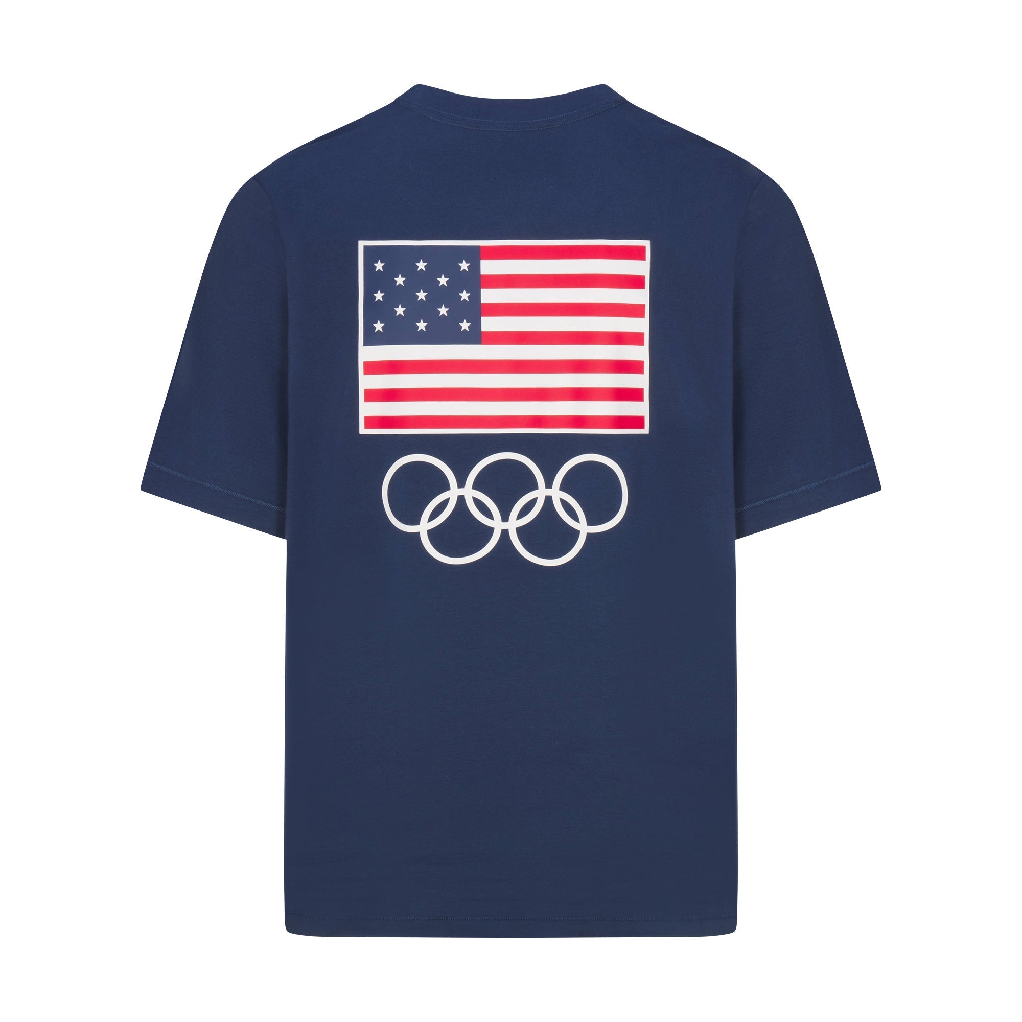 SKIMS FOR TEAM USA JERSEY SLEEP MENS OLYMPIC T-SHIRT | NAVY - Sneaker Türkiye