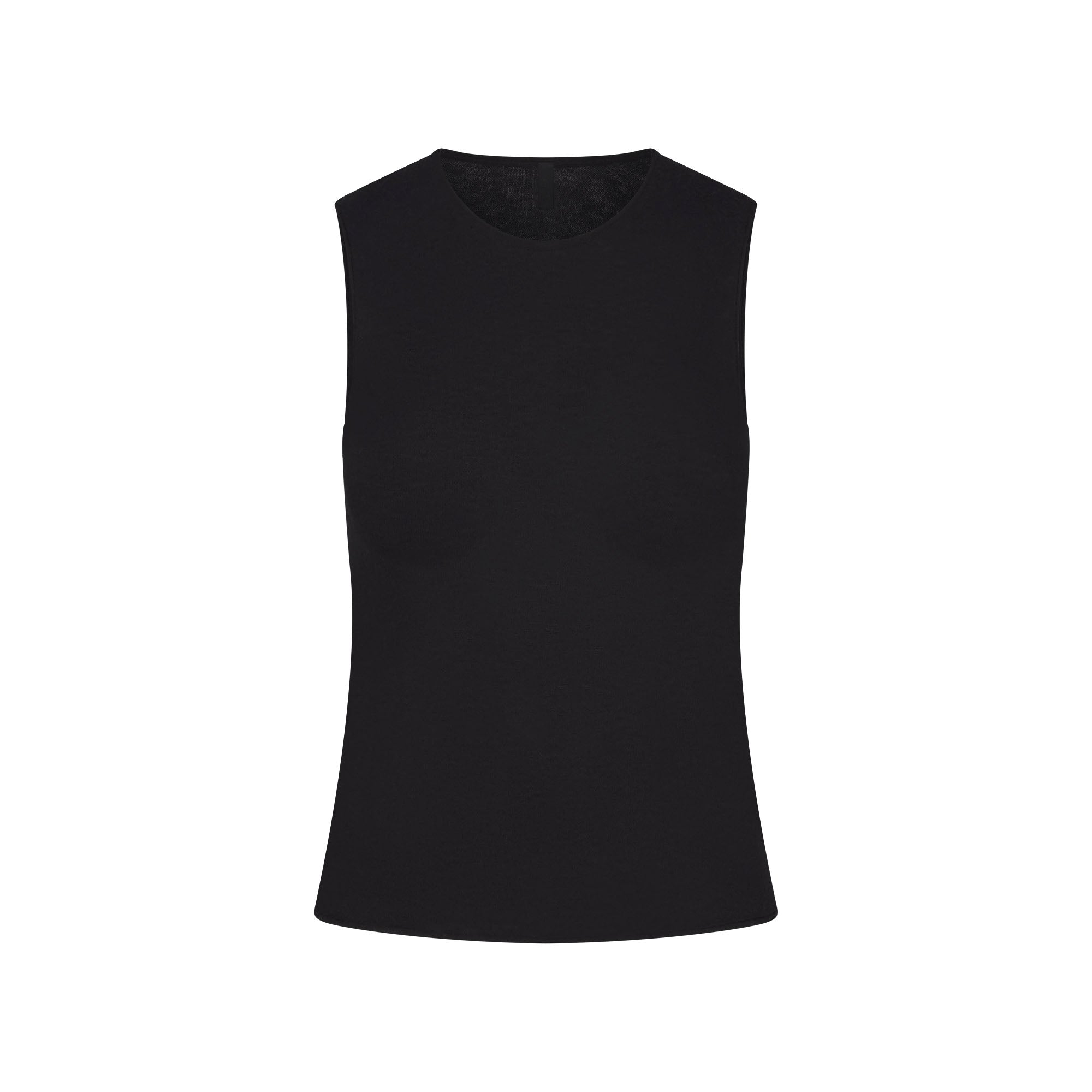 SKIMS FEATHERWEIGHT CASHMERE SLEEVELESS TOP | ONYX - Sneaker Türkiye