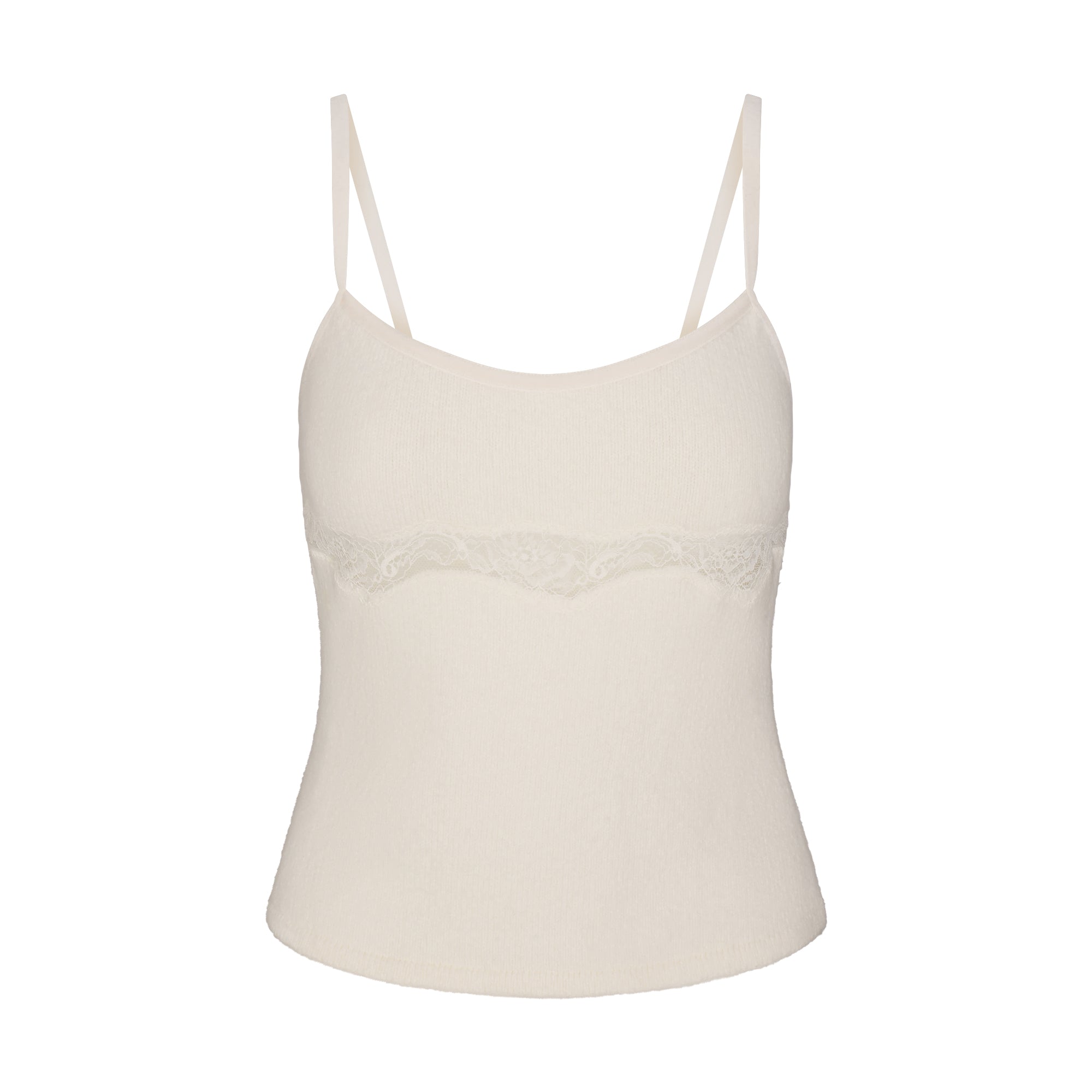 SKIMS LACE KNIT TANK | SUGAR - Sneaker Türkiye