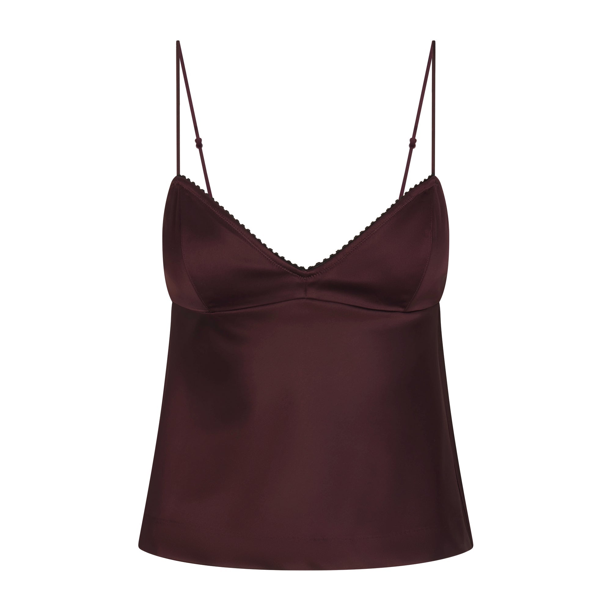 SKIMS SATIN CAMI | CURRANT - Sneaker Türkiye