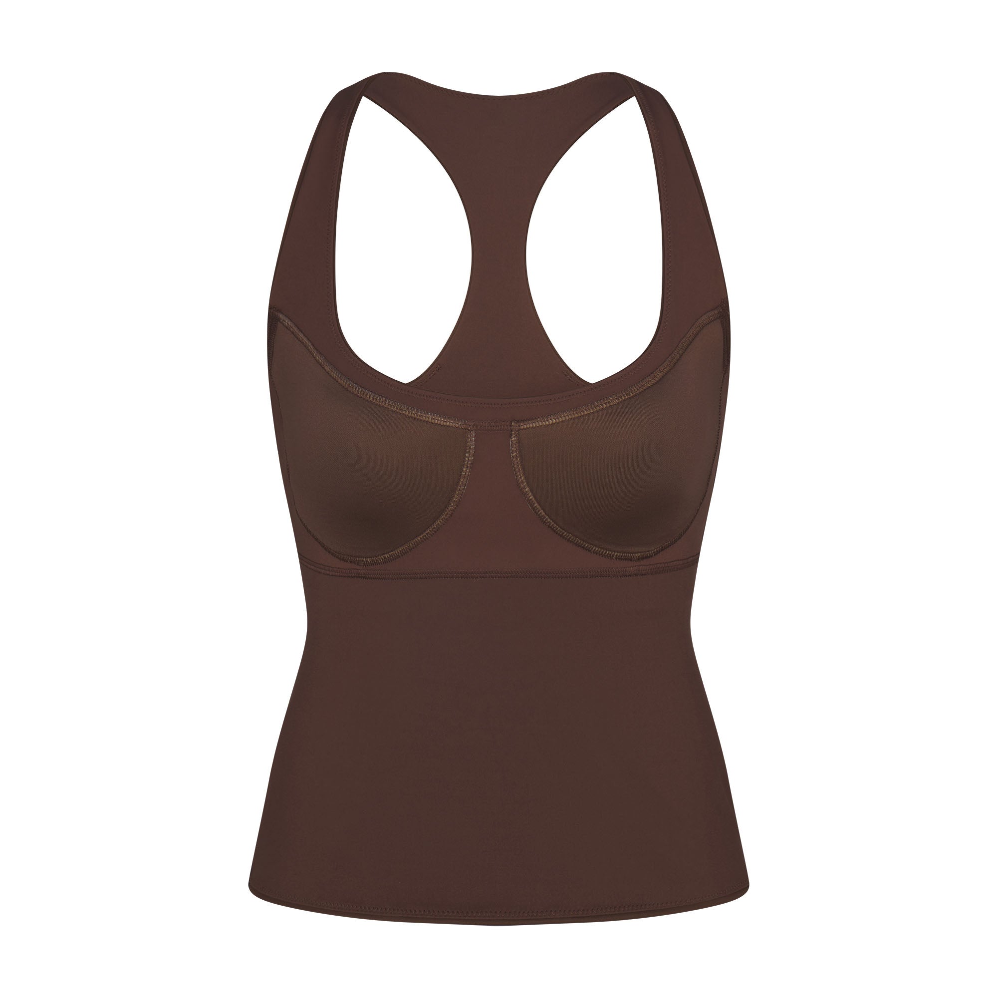 NikeSKIMS MATTE RACER BACK TANK | DARK SEPIA - Sneaker Türkiye