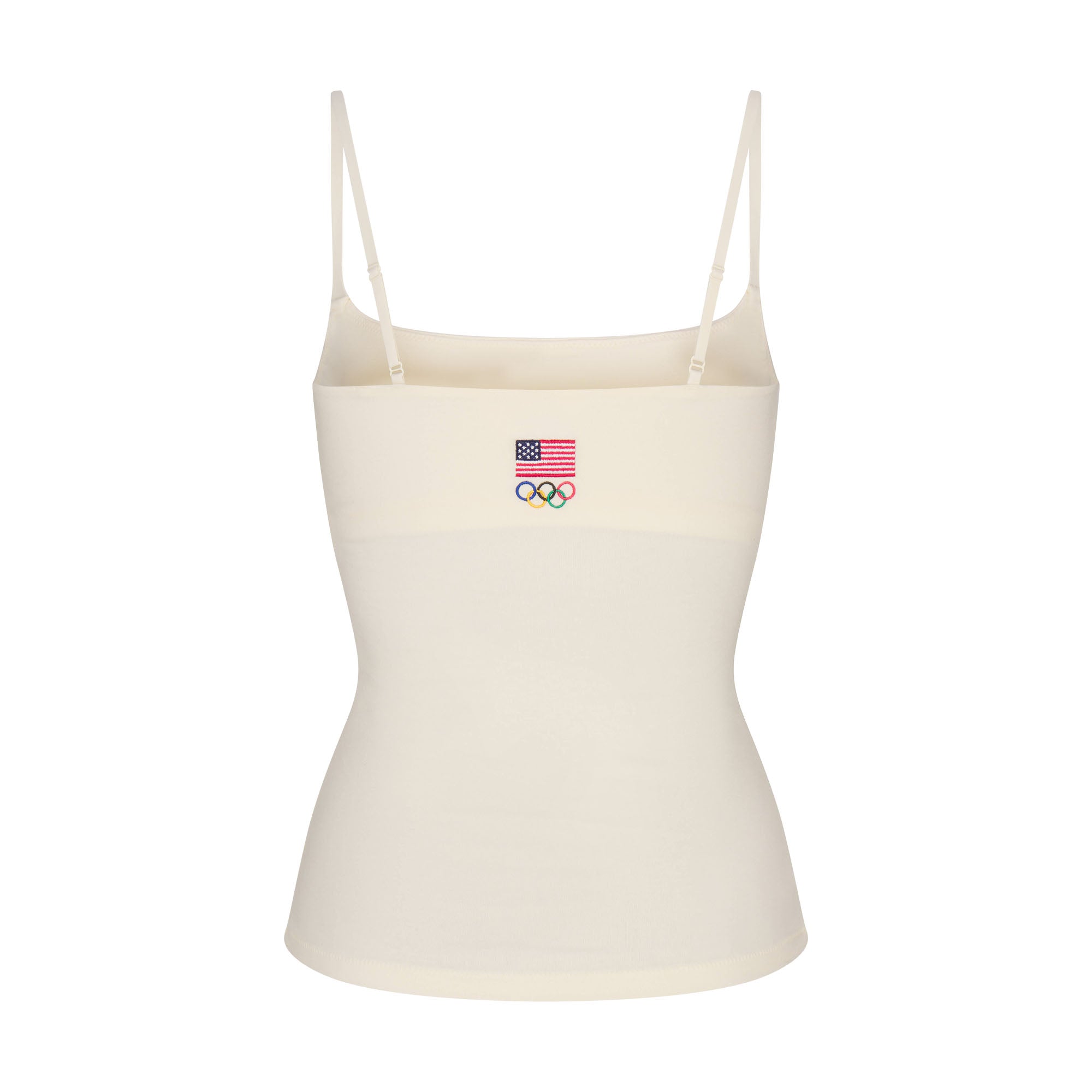 SKIMS FOR TEAM USA COTTON JERSEY OLYMPIC CAMI | ECRU - Sneaker Türkiye