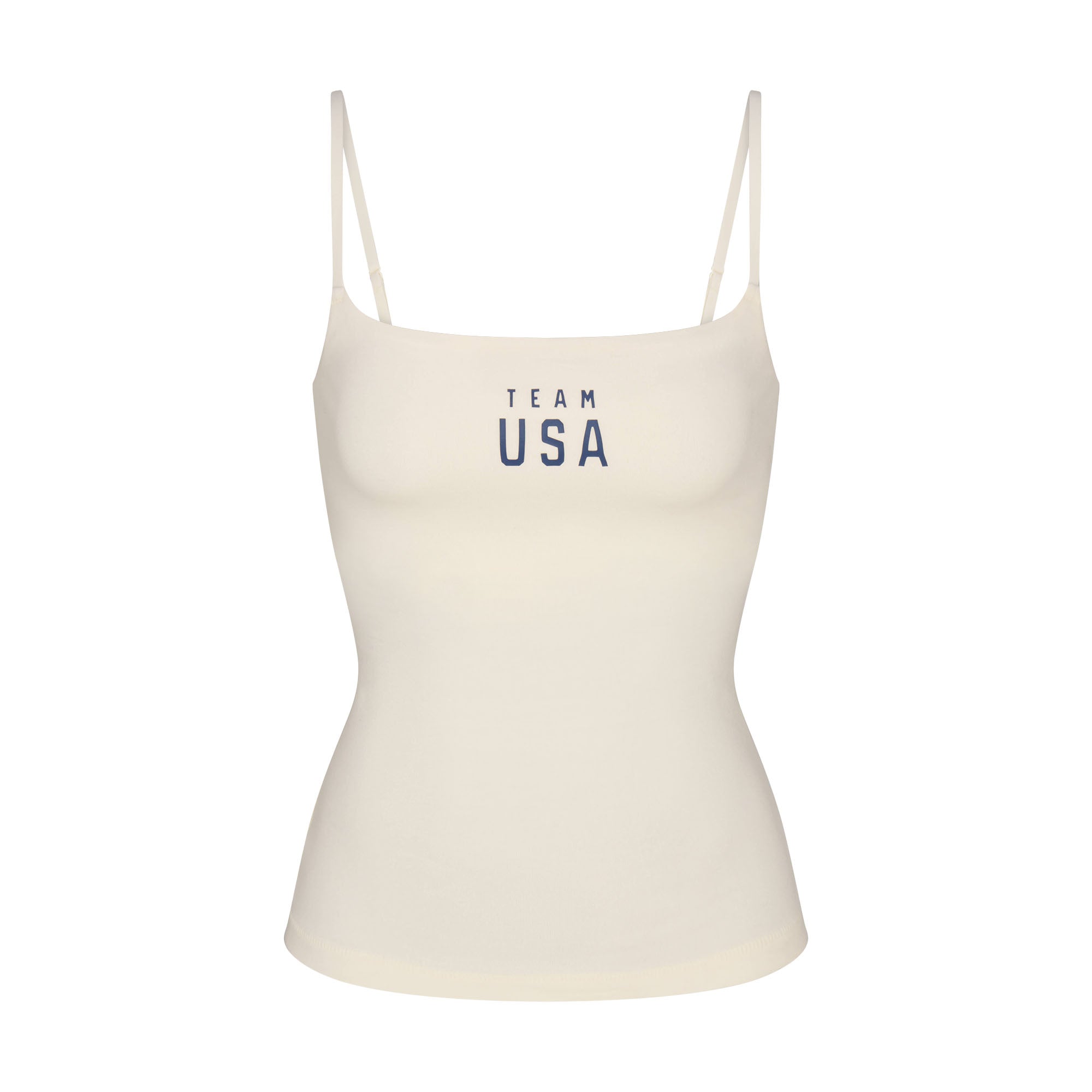 SKIMS FOR TEAM USA COTTON JERSEY OLYMPIC CAMI | ECRU - Sneaker Türkiye