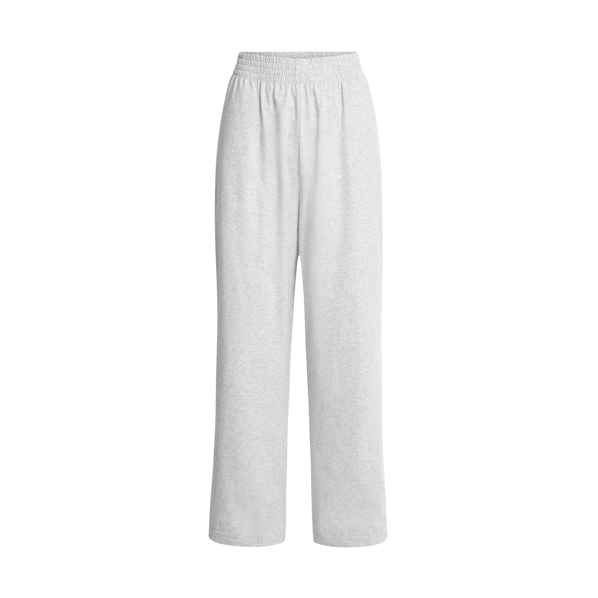 SKIMS COTTON JERSEY WIDE LEG PANT | LIGHT HEATHER GREY - Sneaker Türkiye