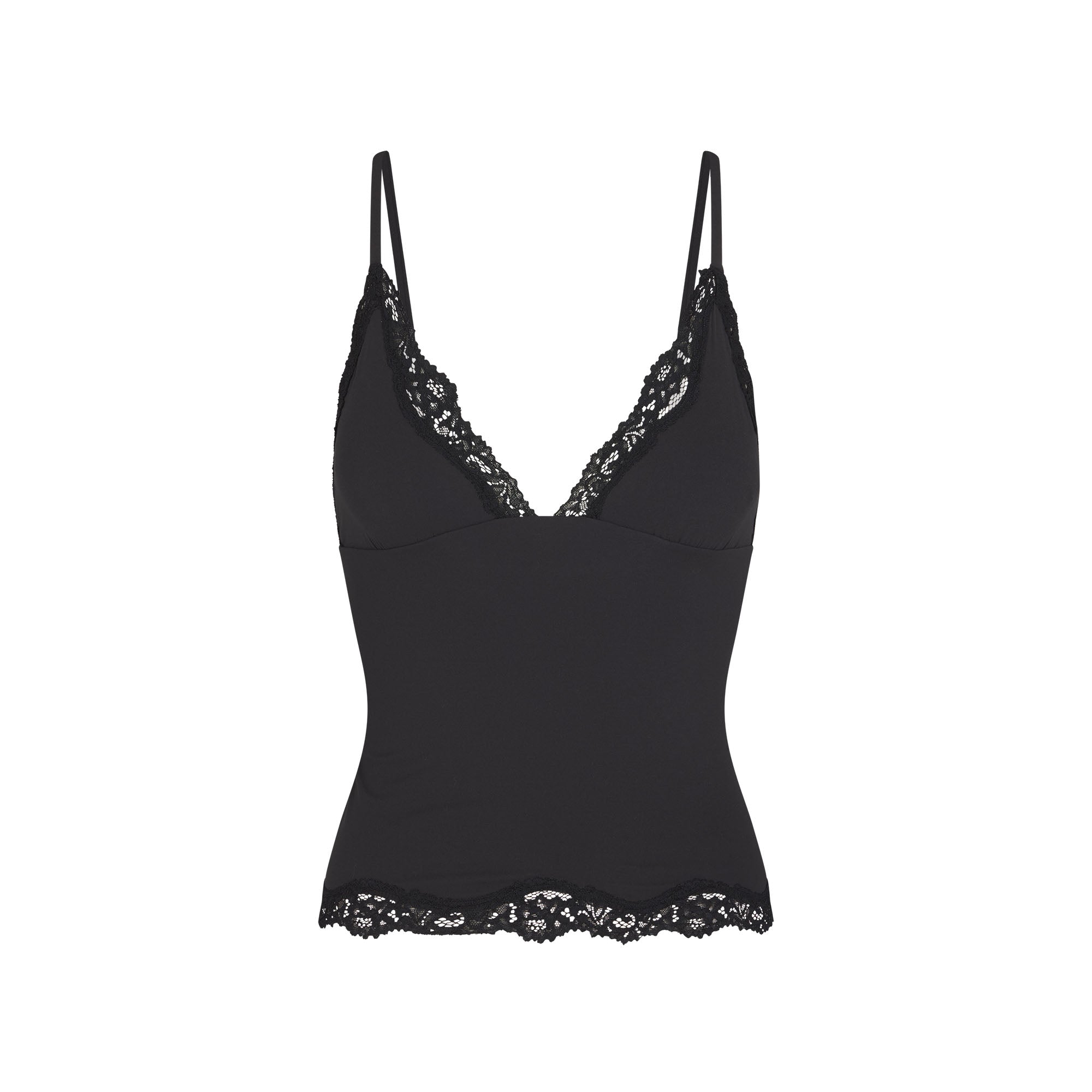 SKIMS FITS EVERYBODY LACE TRIANGLE CAMI | ONYX - Sneaker Türkiye