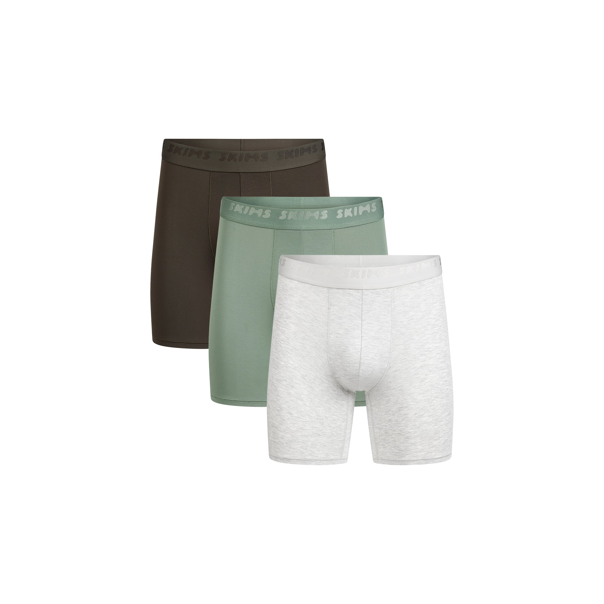 SKIMS STRETCH MENS 5″ BOXER BRIEF 3-PACK | LAUREL MULTI - Sneaker Türkiye