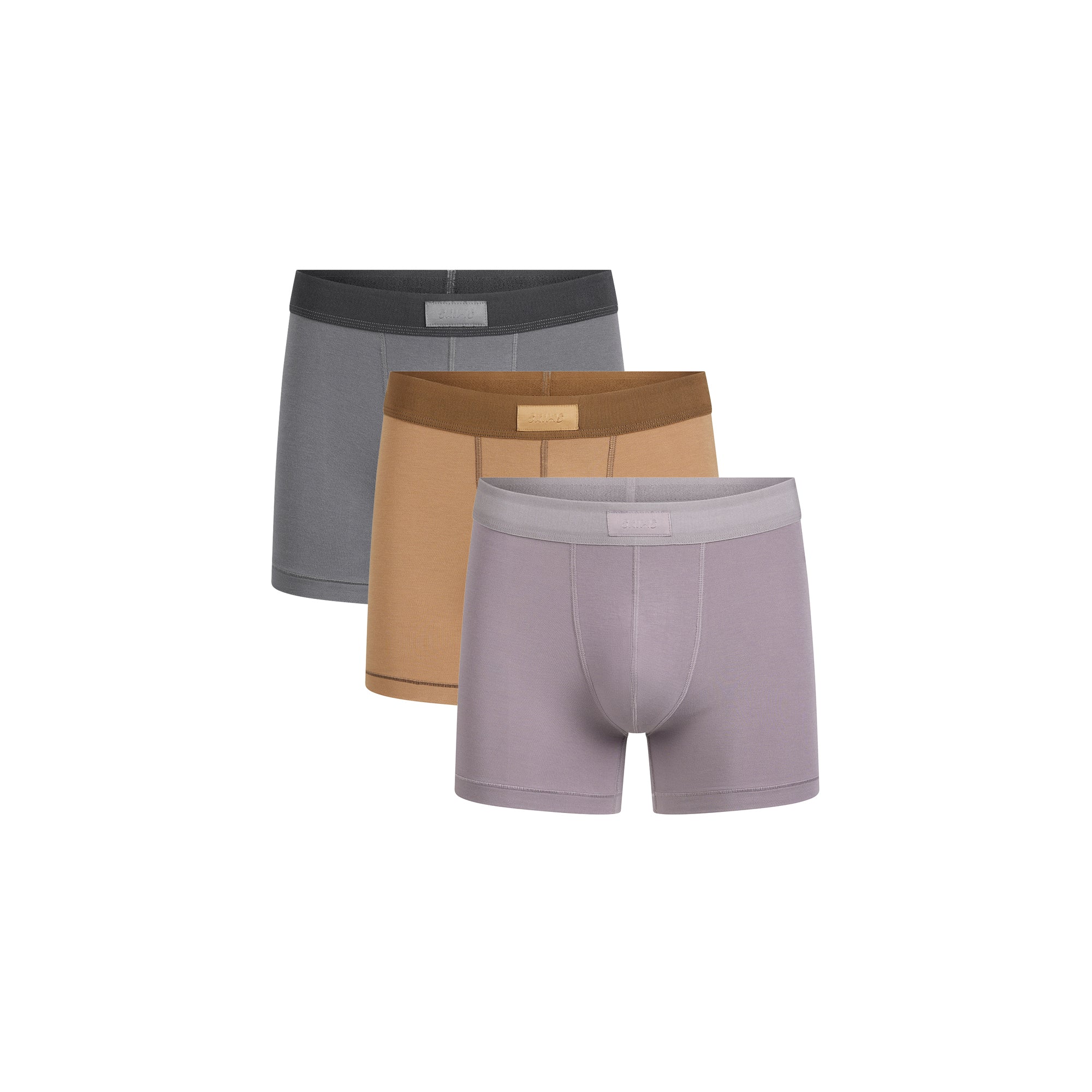 SKIMS COTTON MENS 3″ BOXER BRIEF 3-PACK | RUSSET MULTI - Sneaker Türkiye