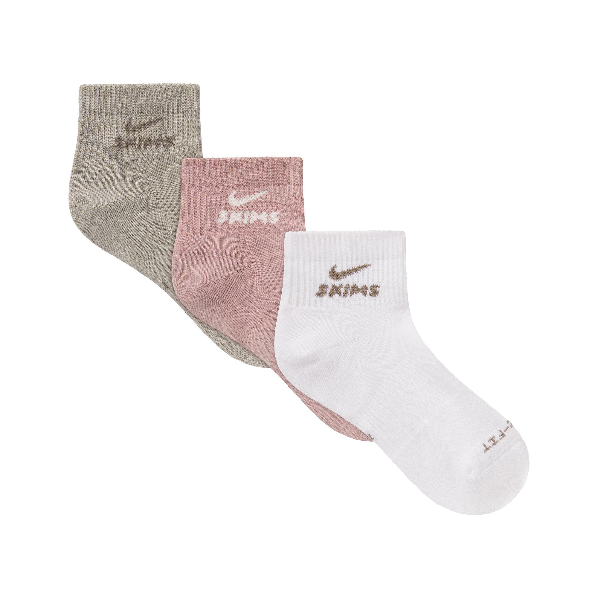 NikeSKIMS ACCESSORIES DRI-FIT QUARTER CREW SOCK 3-PACK | HIMALAYAN MULTI - Sneaker Türkiye