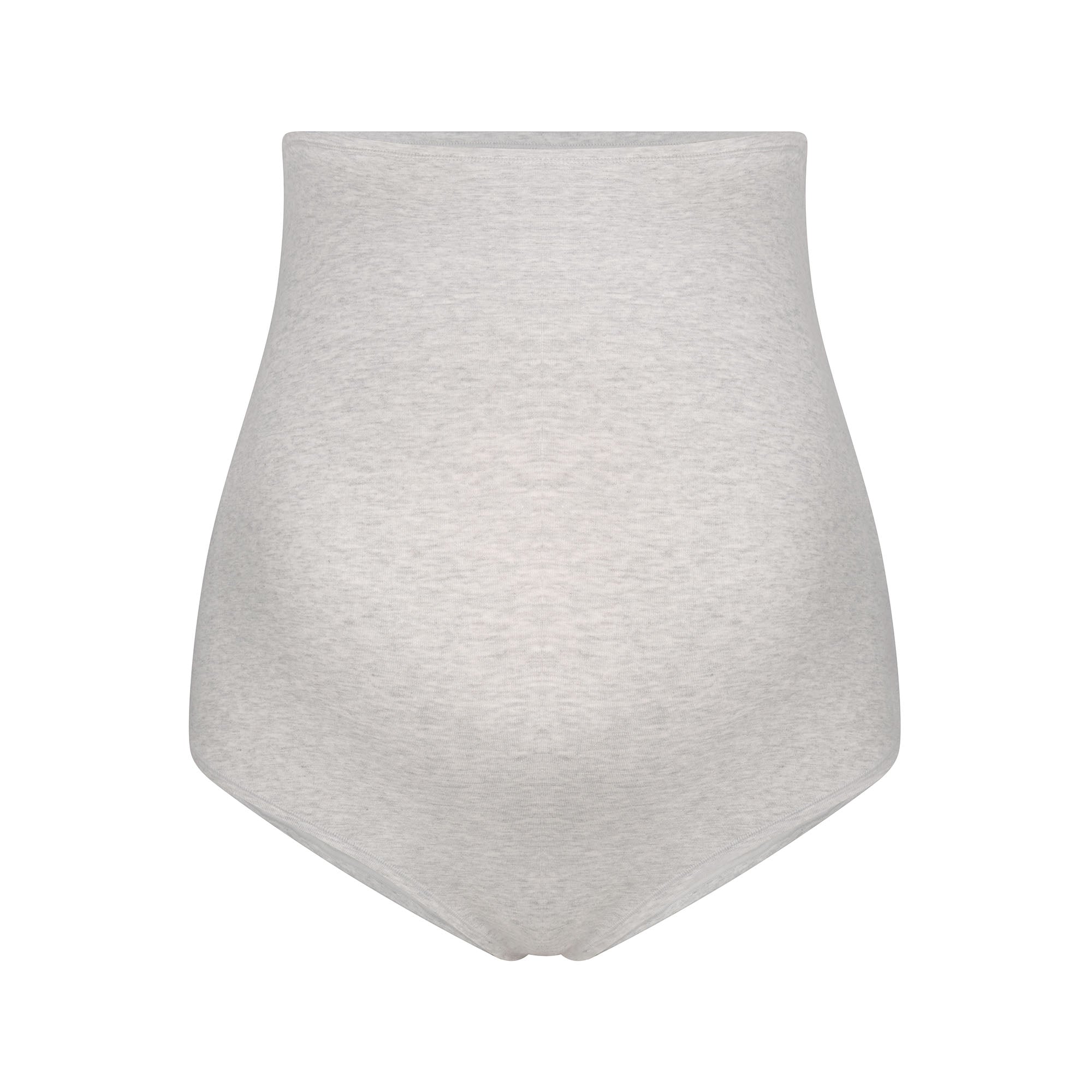 SKIMS COTTON JERSEY MATERNITY HIGH-WAISTED BRIEF | LIGHT HEATHER GREY - Sneaker Türkiye