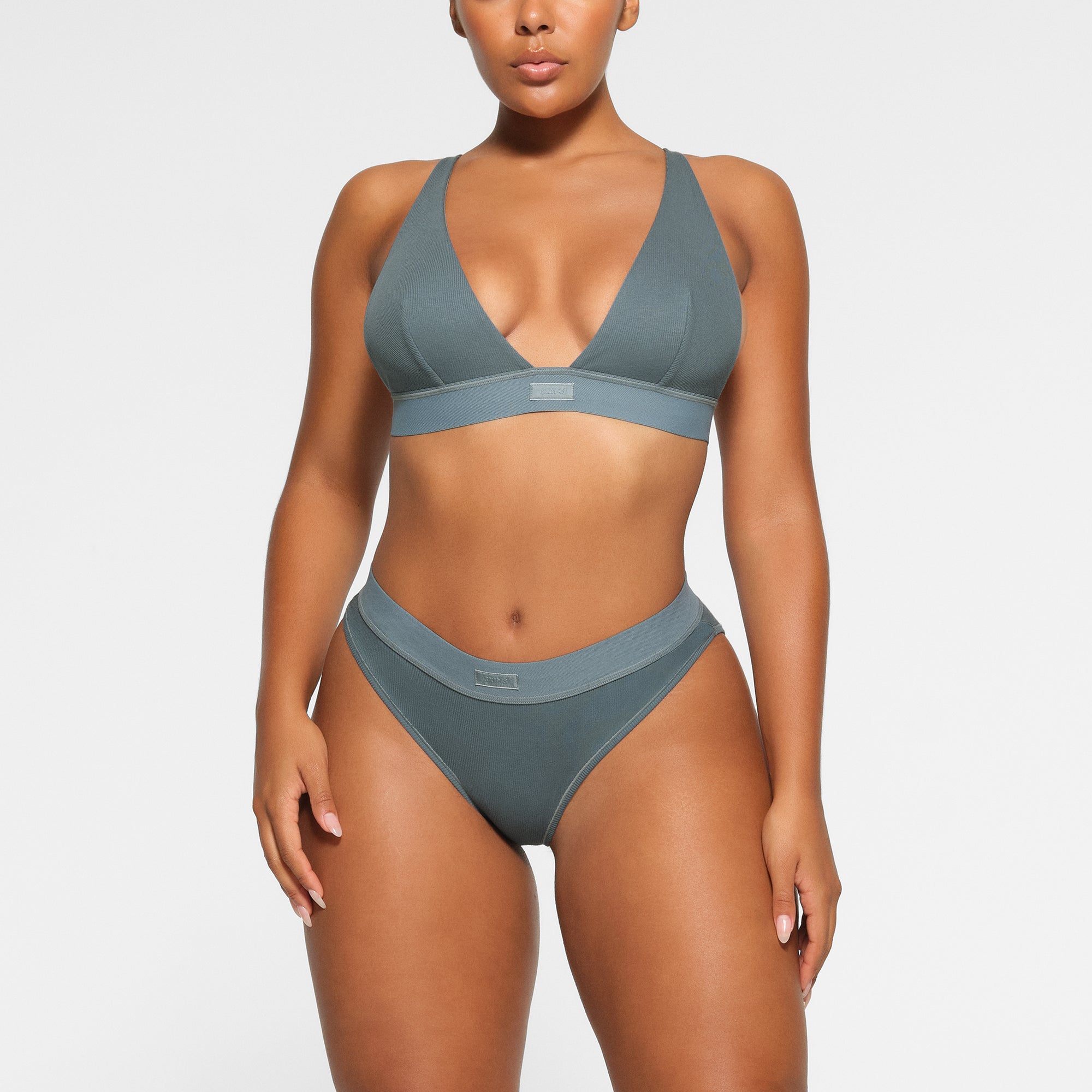 SKIMS COTTON RIB BRIEF | KYANITE - Sneaker Türkiye