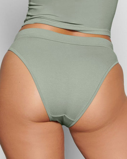 SKIMS COTTON JERSEY CHEEKY TANGA | MINERAL - Sneaker Türkiye
