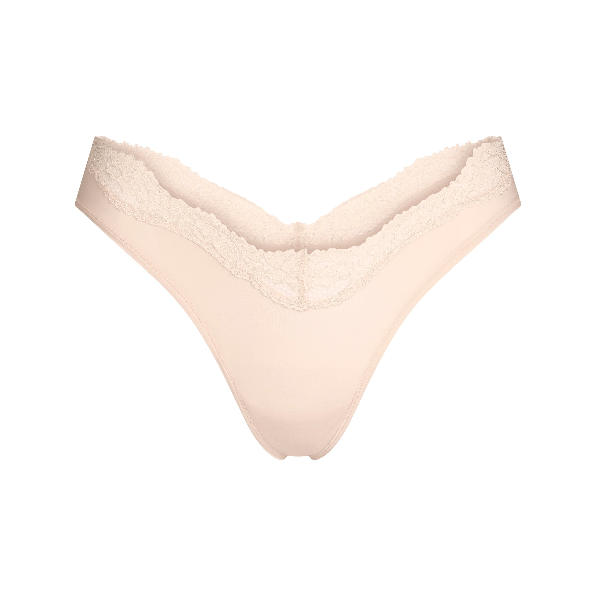 SKIMS FITS EVERYBODY LACE DIPPED THONG | PRIMROSE - Sneaker Türkiye