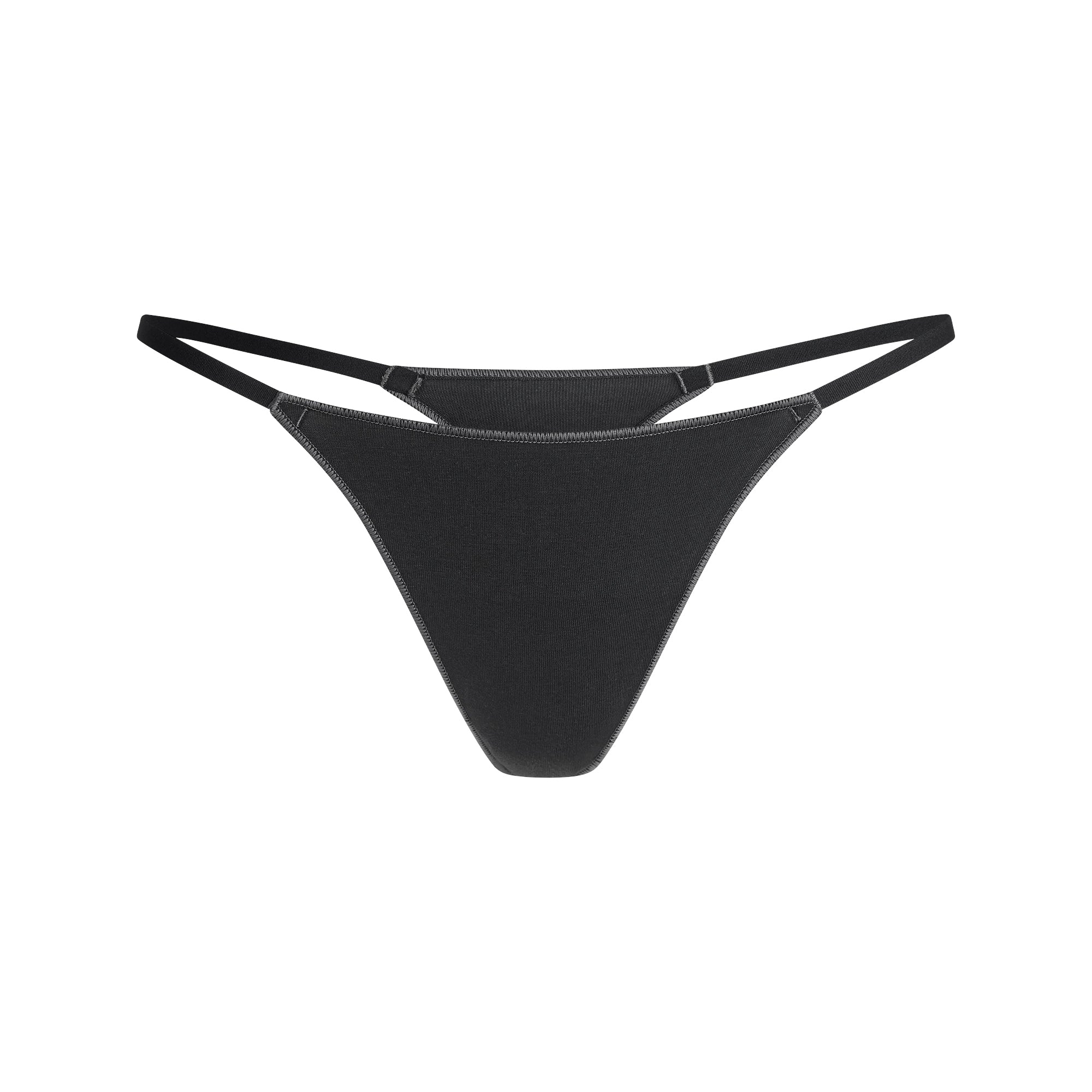 SKIMS LIGHTWEIGHT COTTON STRING THONG | SOOT TONAL - Sneaker Türkiye