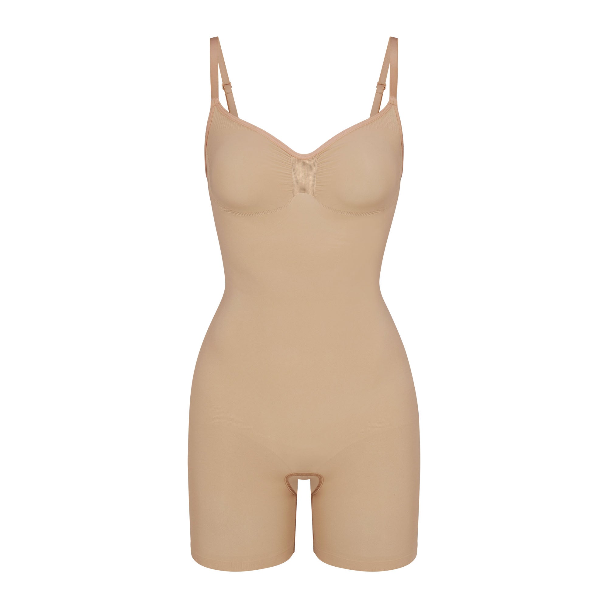 SKIMS SEAMLESS SCULPT MID THIGH BODYSUIT | CLAY - Sneaker Türkiye