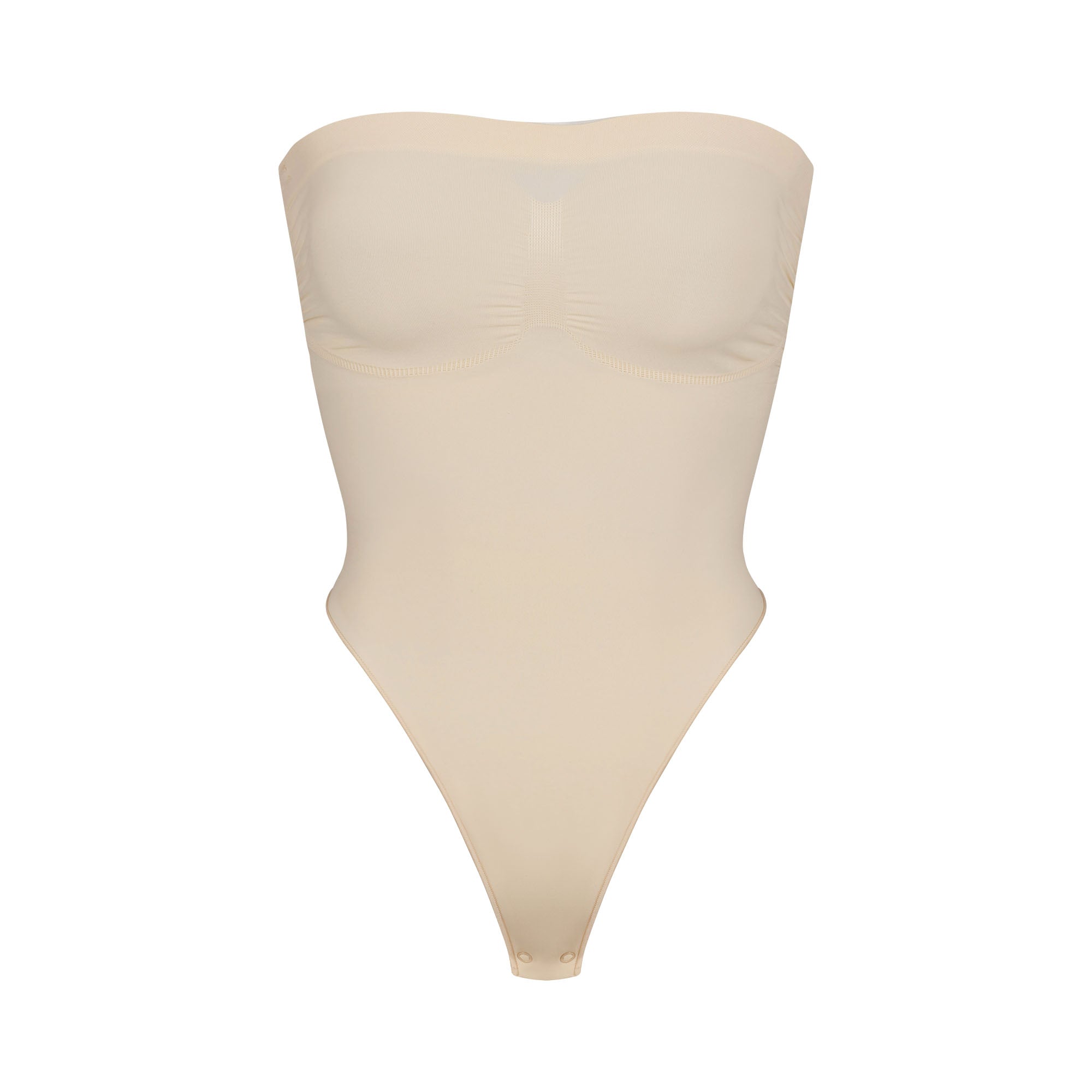 SKIMS SEAMLESS SCULPT STRAPLESS THONG BODYSUIT | SAND - Sneaker Türkiye