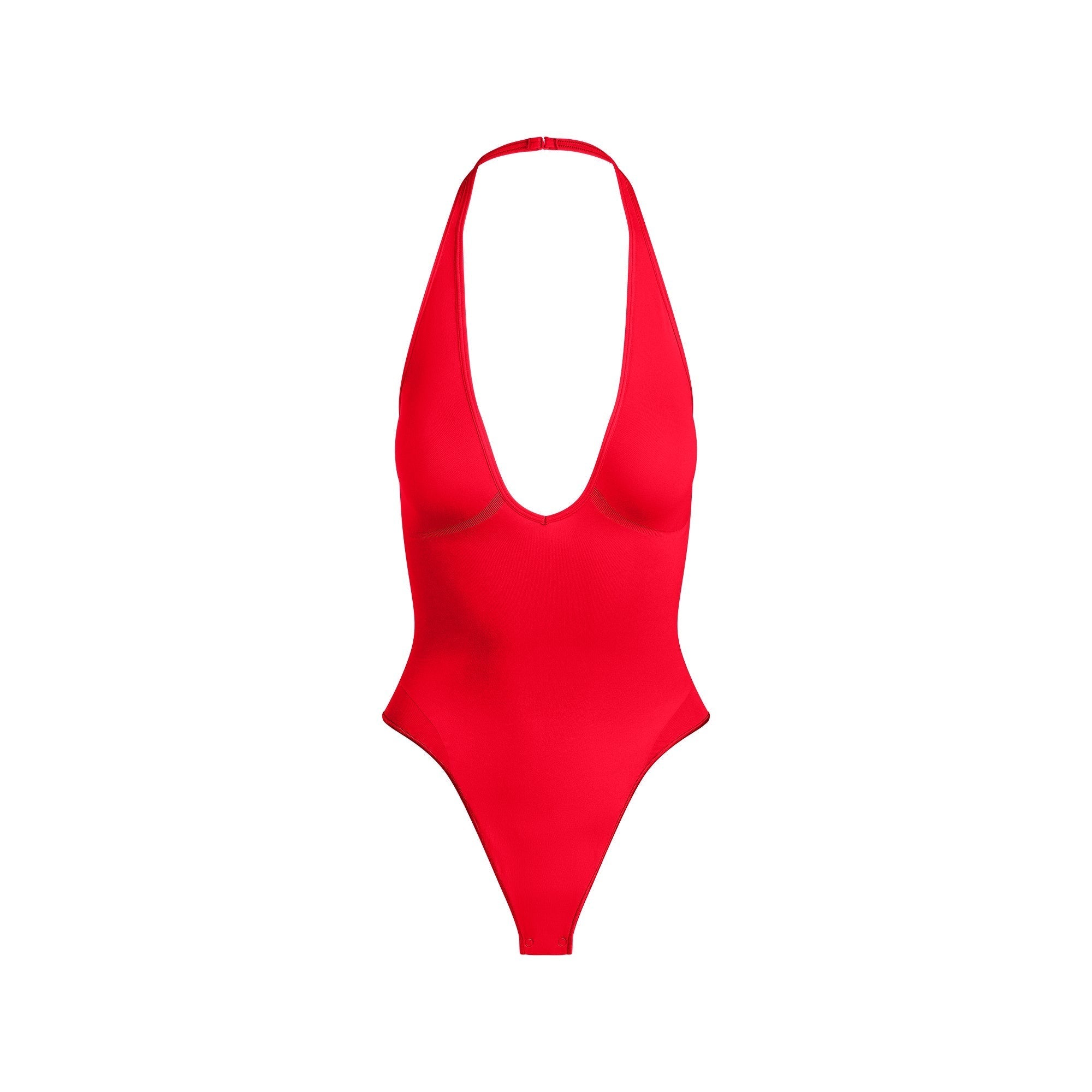 SKIMS SEAMLESS SCULPT DEEP PLUNGE THONG BODYSUIT | RUBY - Sneaker Türkiye