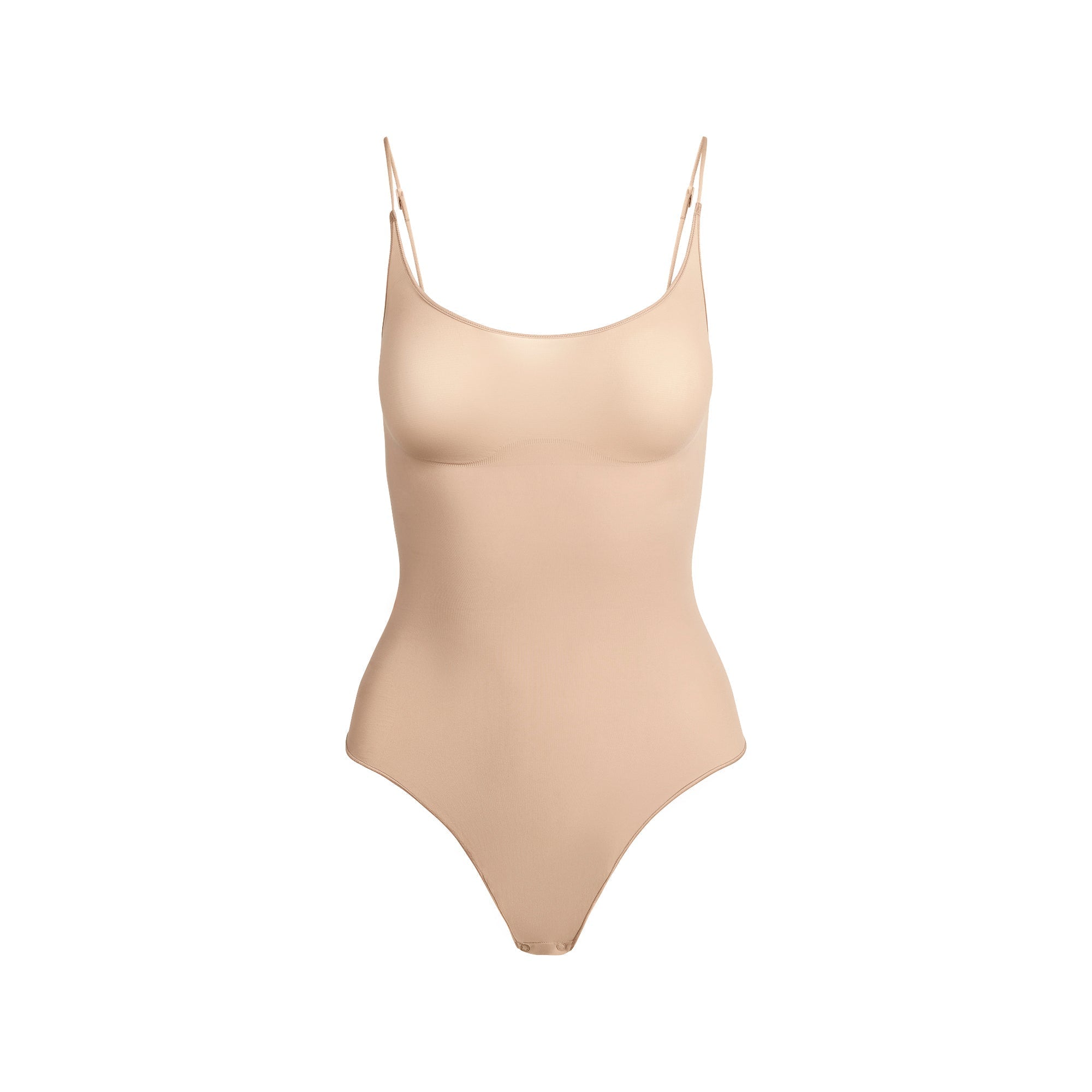SKIMS SHEER SEAMLESS THONG BODYSUIT | CLAY - Sneaker Türkiye
