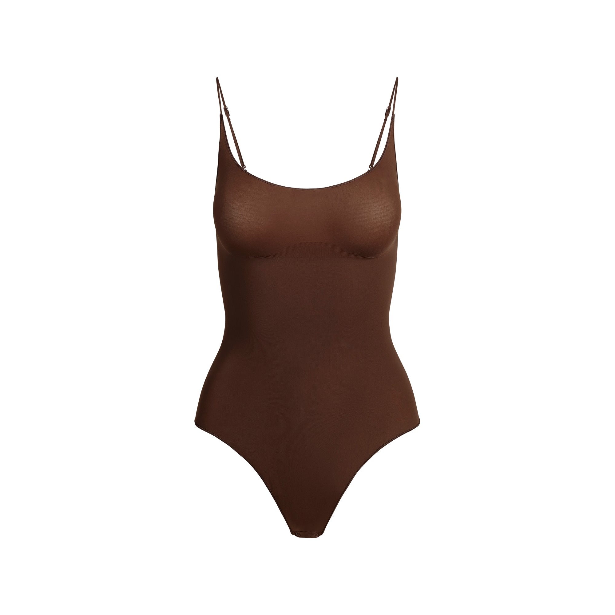 SKIMS SHEER SEAMLESS THONG BODYSUIT | COCOA - Sneaker Türkiye