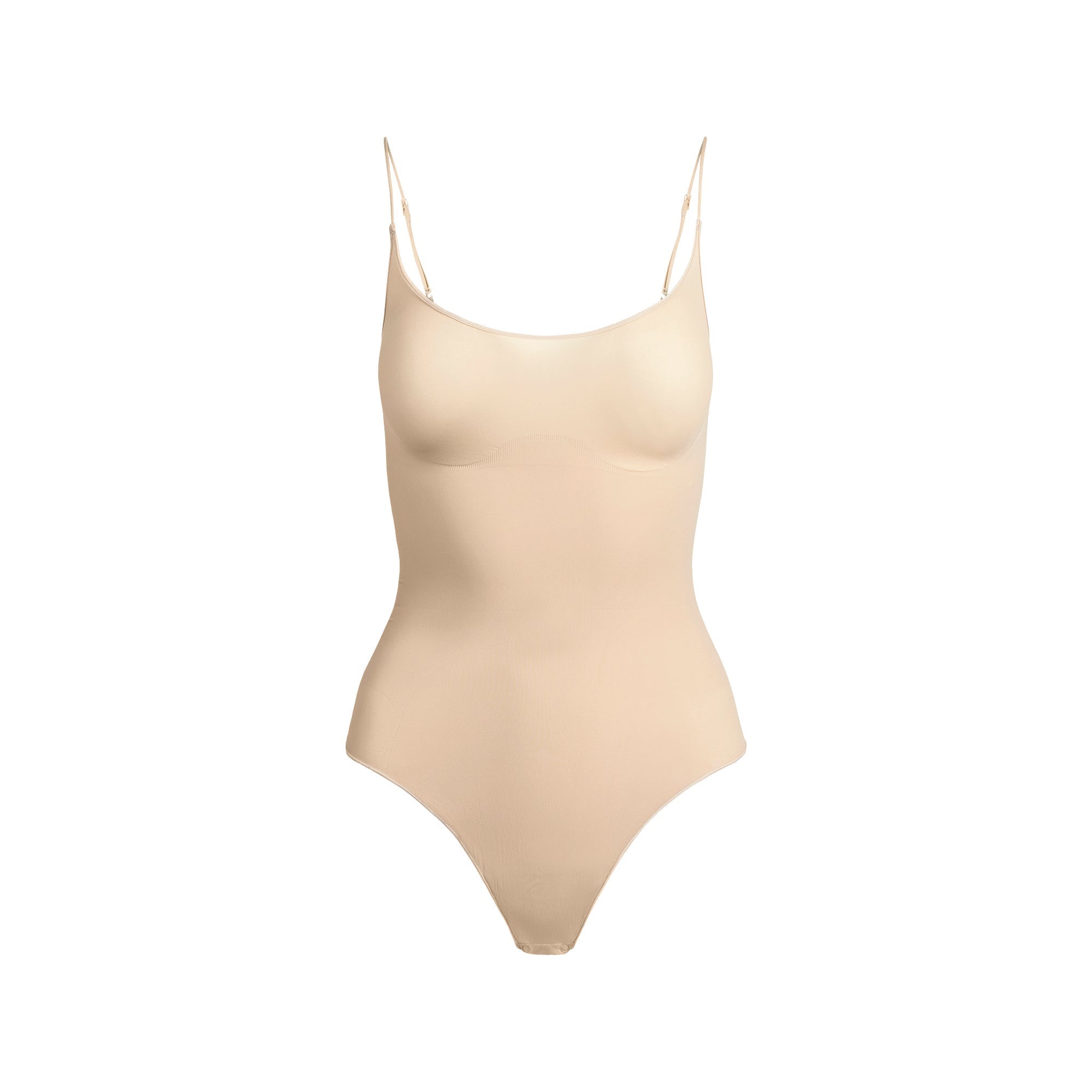 SKIMS SHEER SEAMLESS THONG BODYSUIT | SAND - Sneaker Türkiye