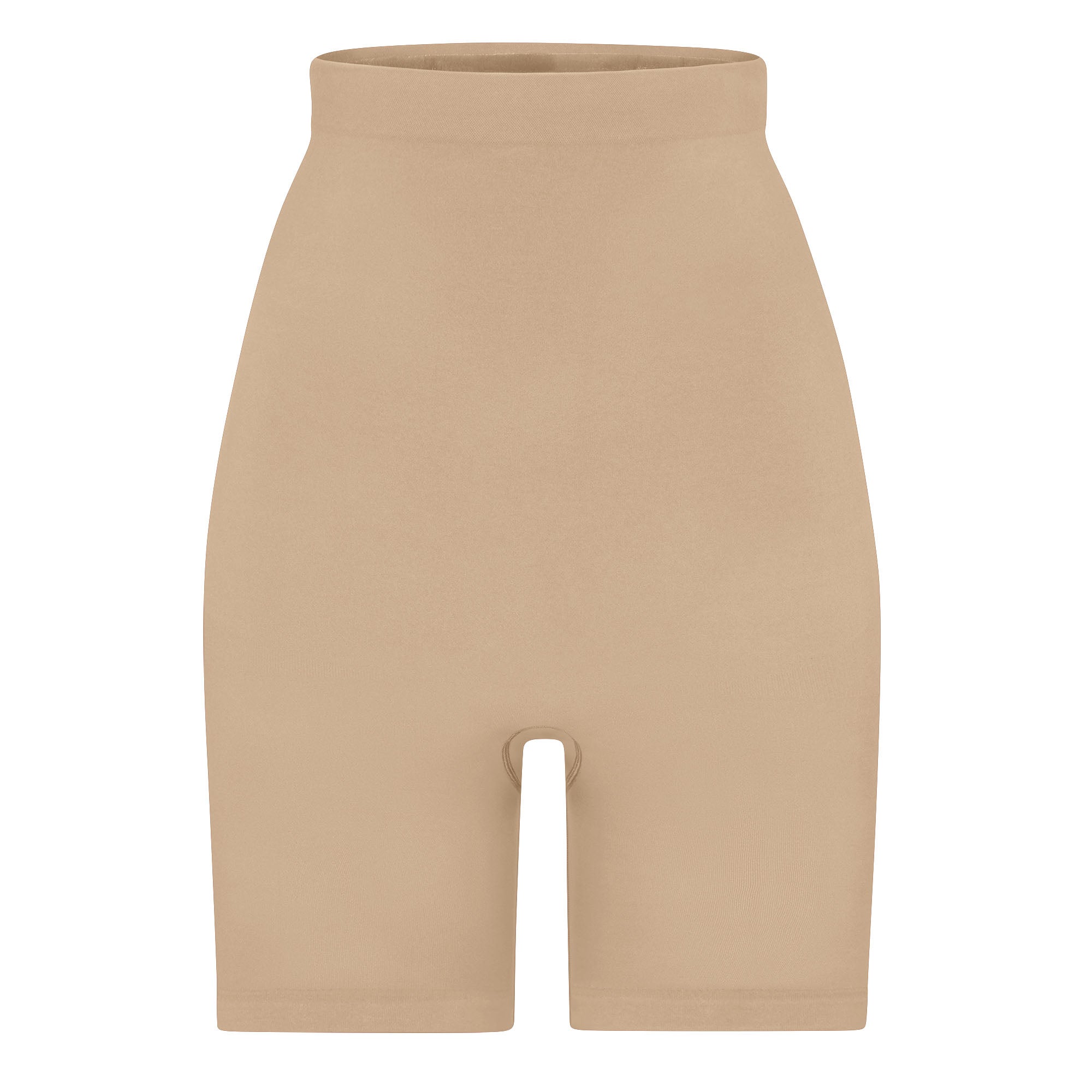 SKIMS SEAMLESS SCULPT HIGH-WAISTED ABOVE THE KNEE SHORT | CLAY - Sneaker Türkiye
