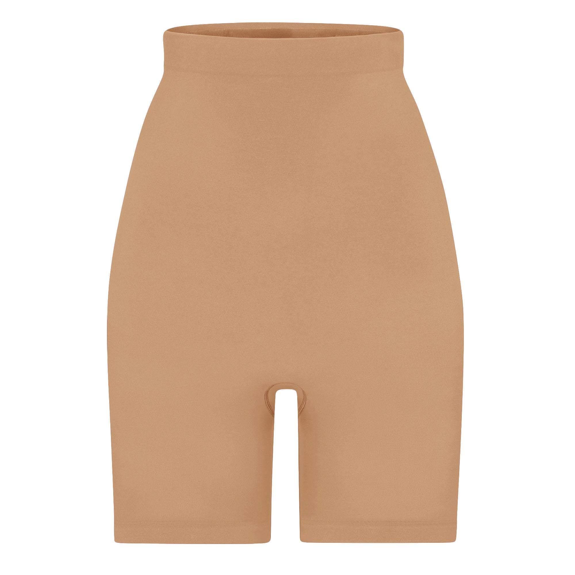 SKIMS SEAMLESS SCULPT HIGH-WAISTED ABOVE THE KNEE SHORT | OCHRE - Sneaker Türkiye