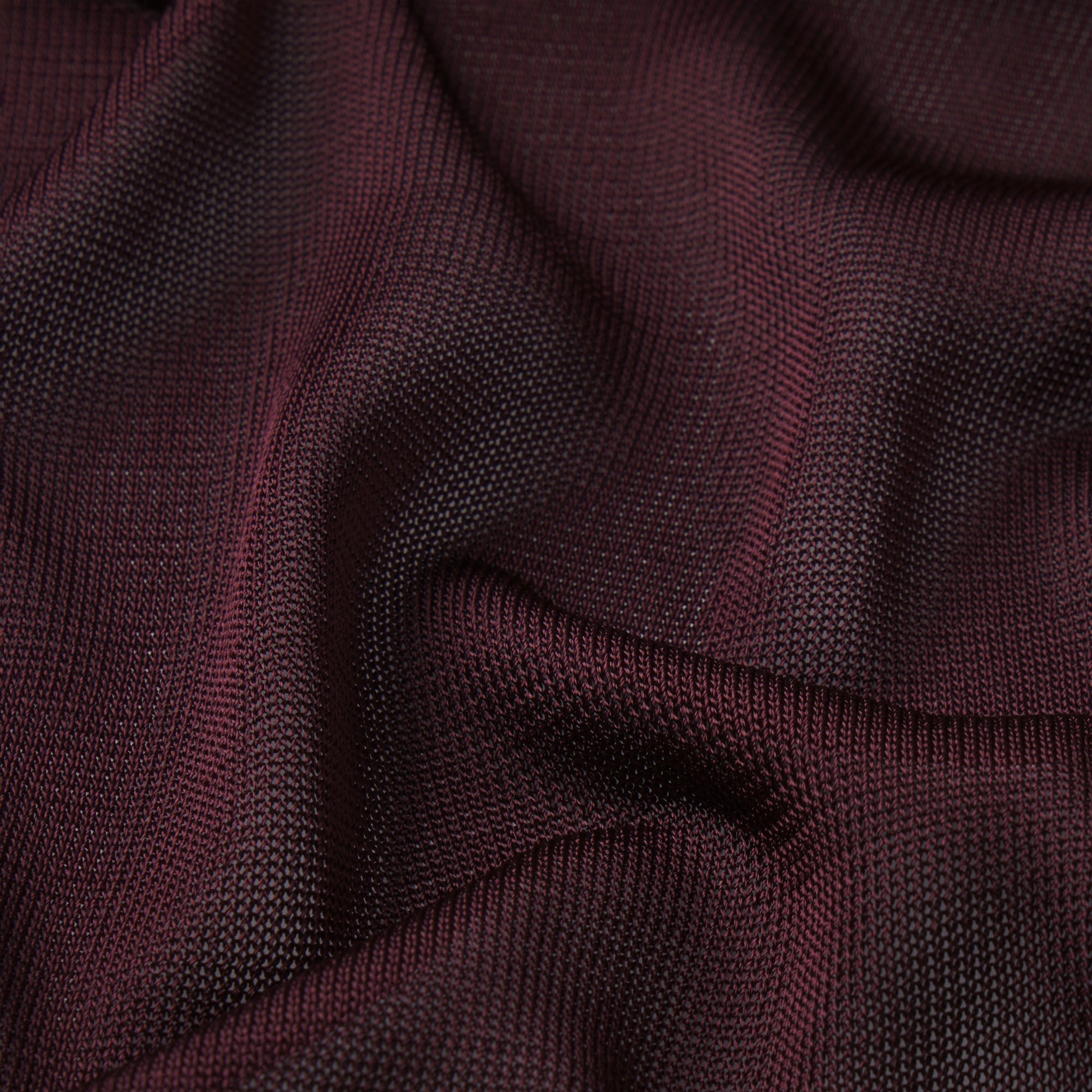 SKIMS SLINKY KNIT CREW NECK LONG SLEEVE TOP | CURRANT - Sneaker Türkiye