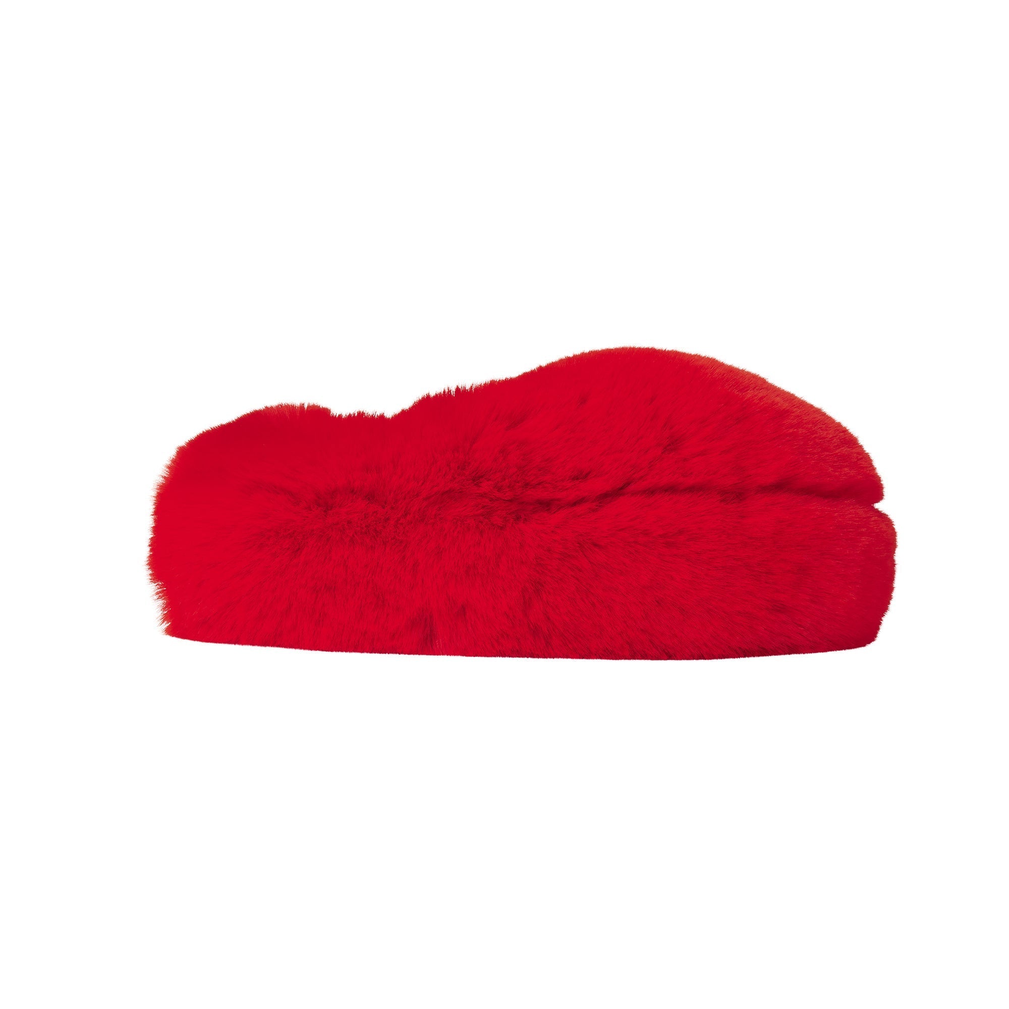 SKIMS FAUX FUR HEART SLIPPER | RUBY - Sneaker Türkiye