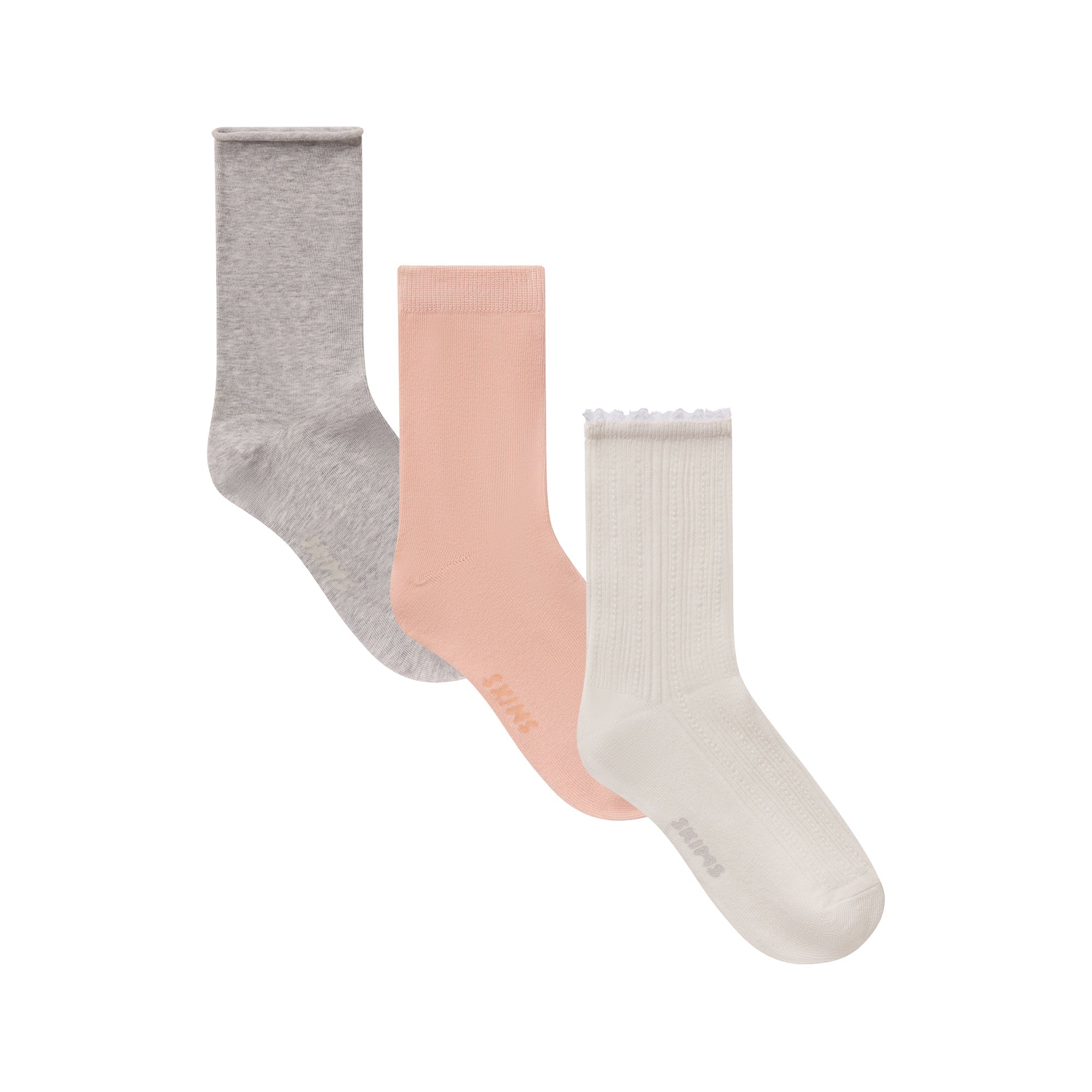 SKIMS VALENTINES SOCK 3-PACK | MARBLE PRIMROSE MULTI - Sneaker Türkiye
