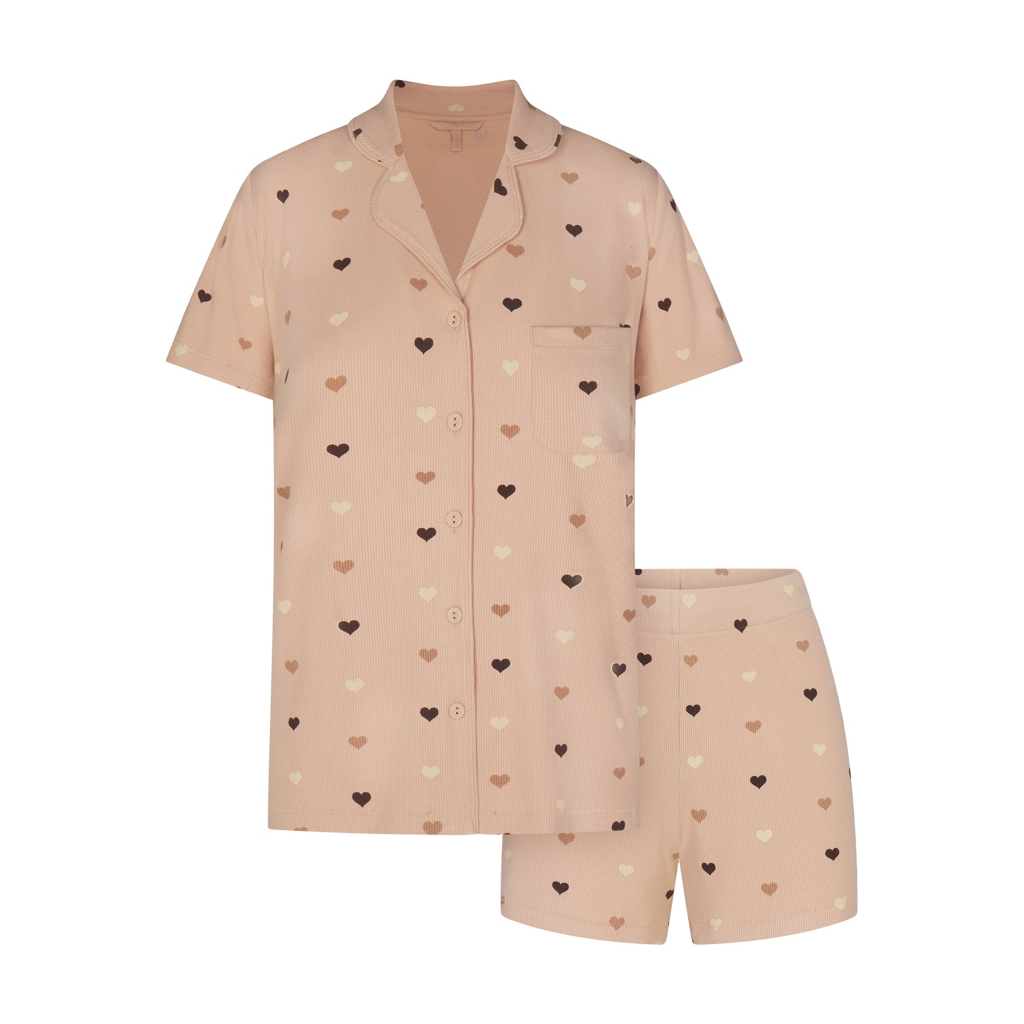 SKIMS SOFT LOUNGE SHORT SLEEP SET | MICA MINI HEART HALFDROP - Sneaker Türkiye