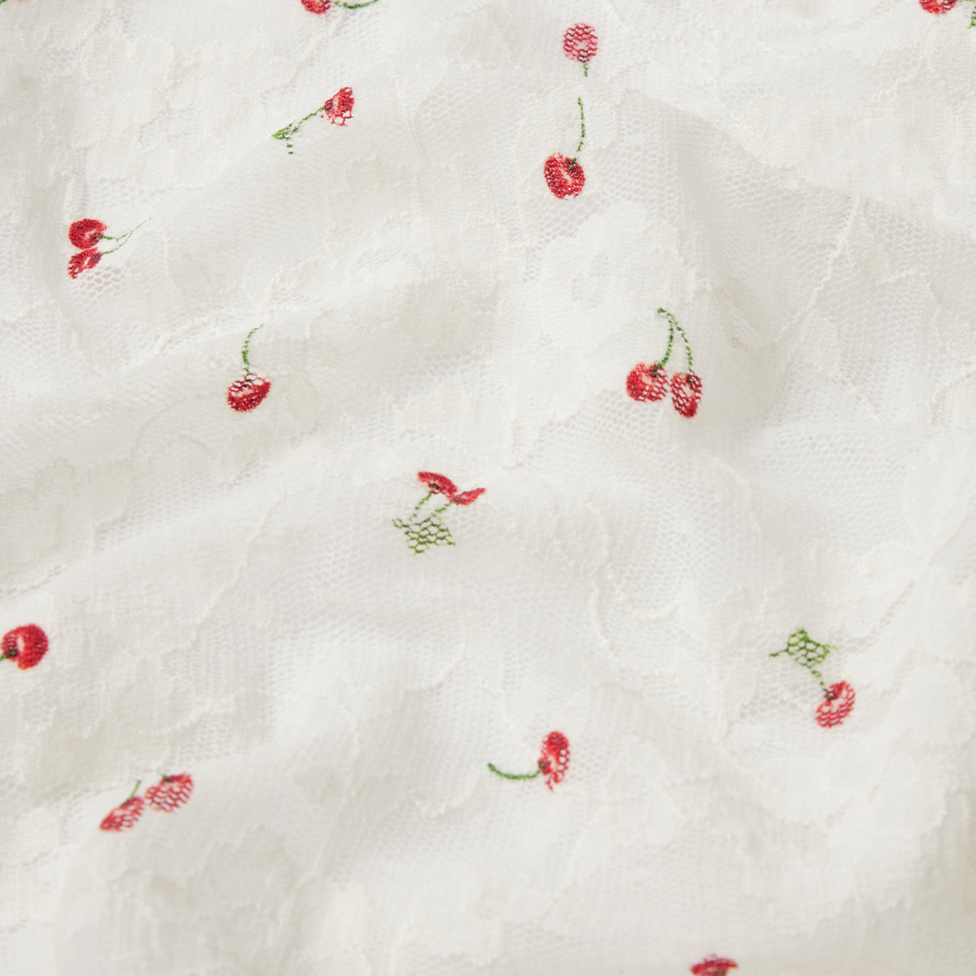 SKIMS STRETCH LACE LOW BACK ONESIE | IVORY CHERRY PRINT - Sneaker Türkiye