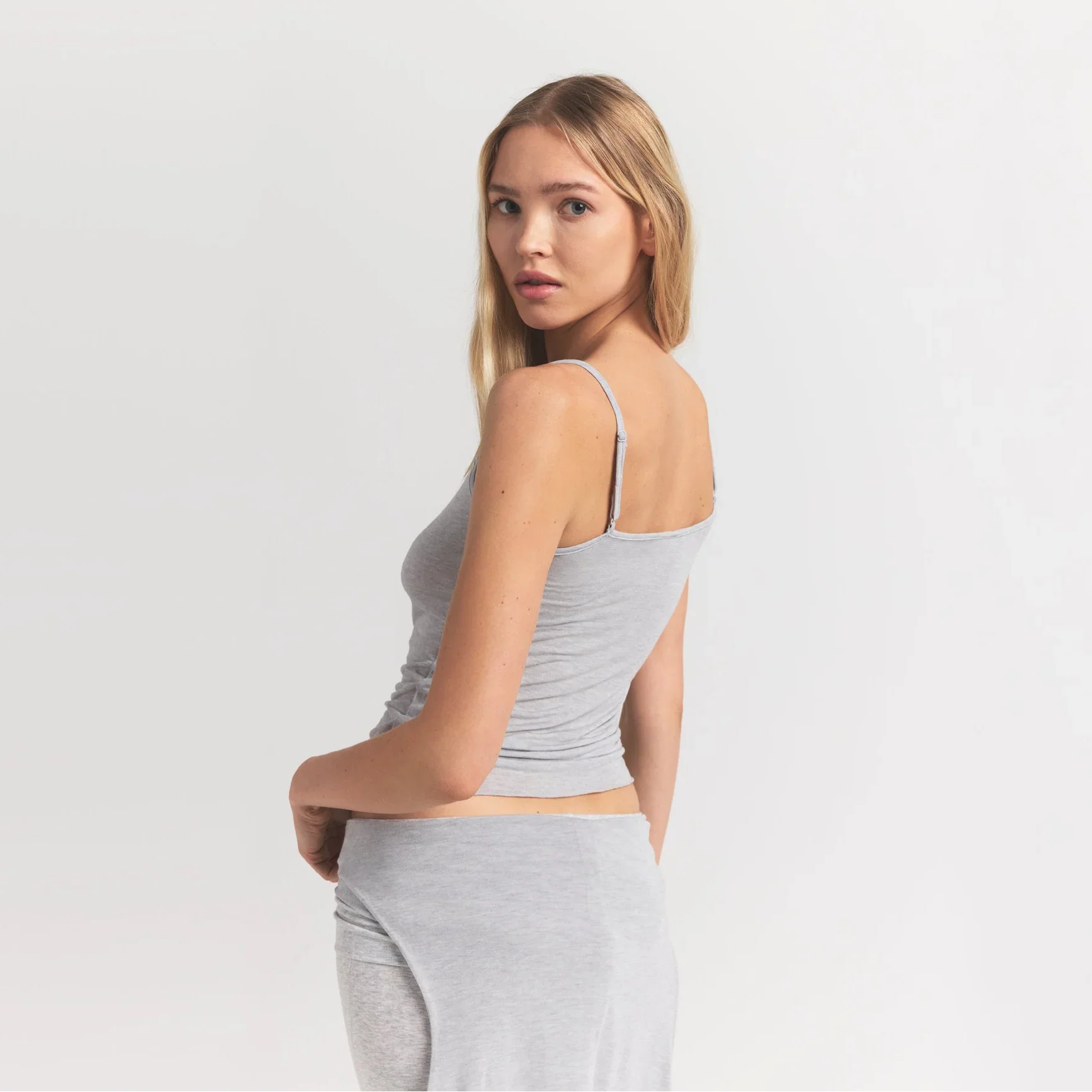 SKIMS SHEER MODAL LACE CAMI | HEATHER GREY - Sneaker Türkiye
