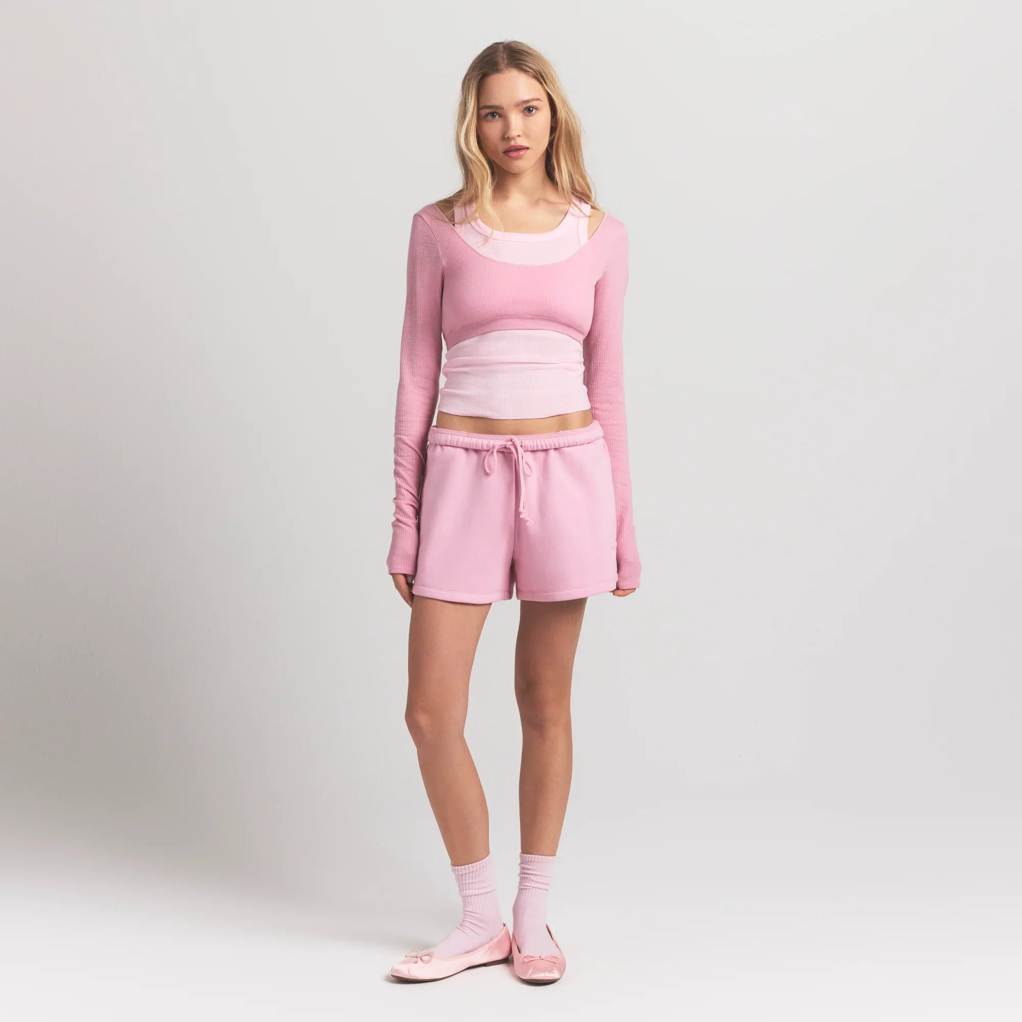 SKIMS COTTON RIB SCOOP NECK TANK | CHERRY BLOSSOM - Sneaker Türkiye