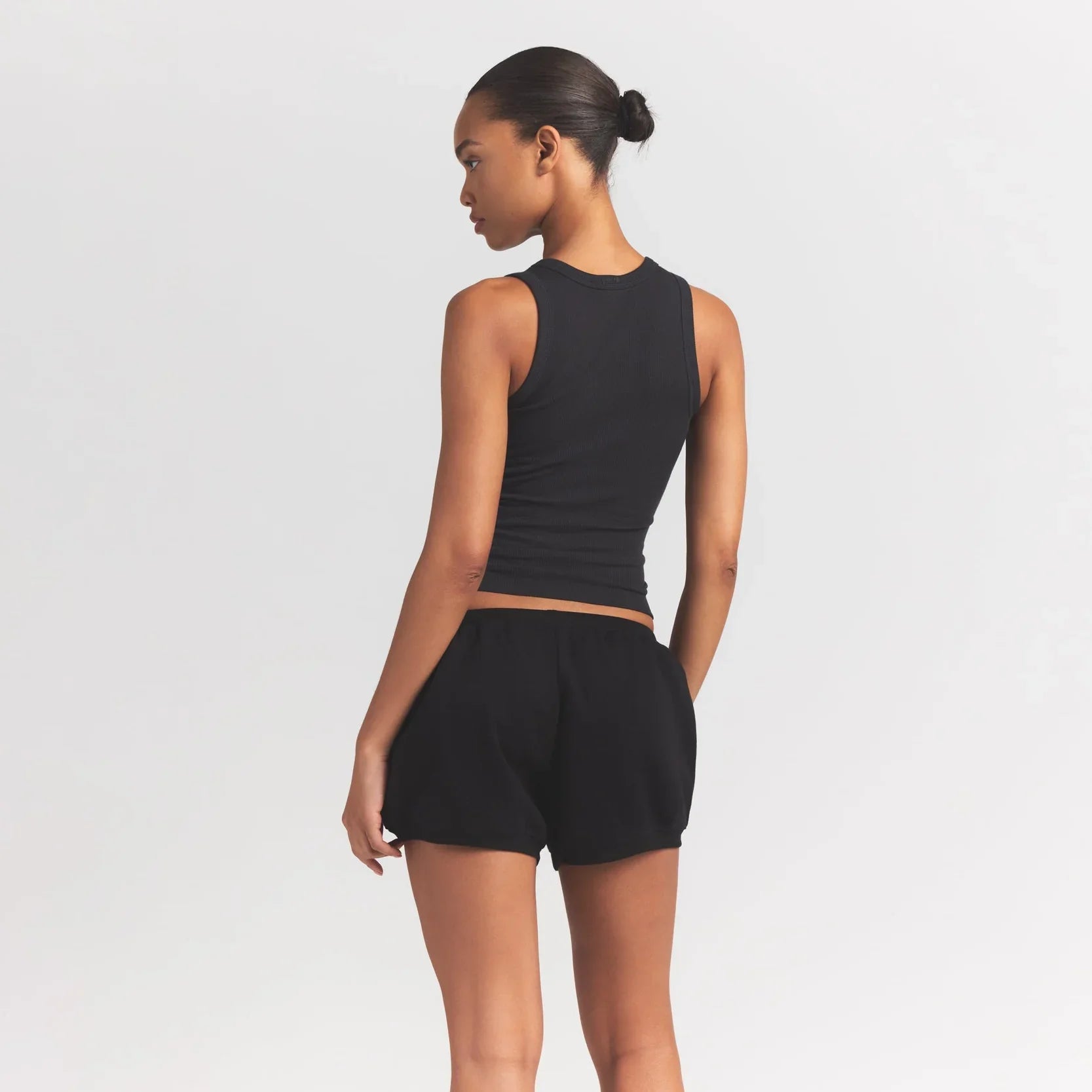 SKIMS COTTON RIB SCOOP NECK TANK | SOOT - Sneaker Türkiye