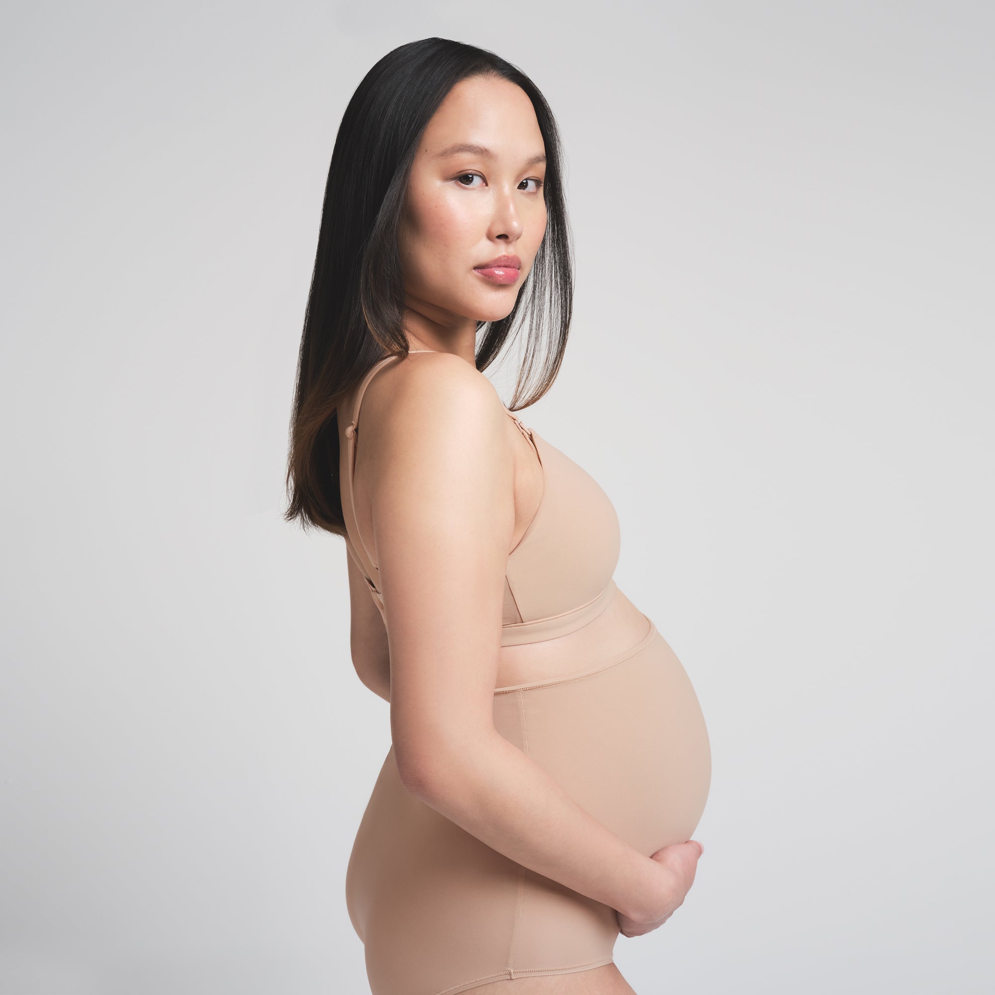 SKIMS FITS EVERYBODY MATERNITY NURSING SCOOP BRALETTE | CLAY - Sneaker Türkiye