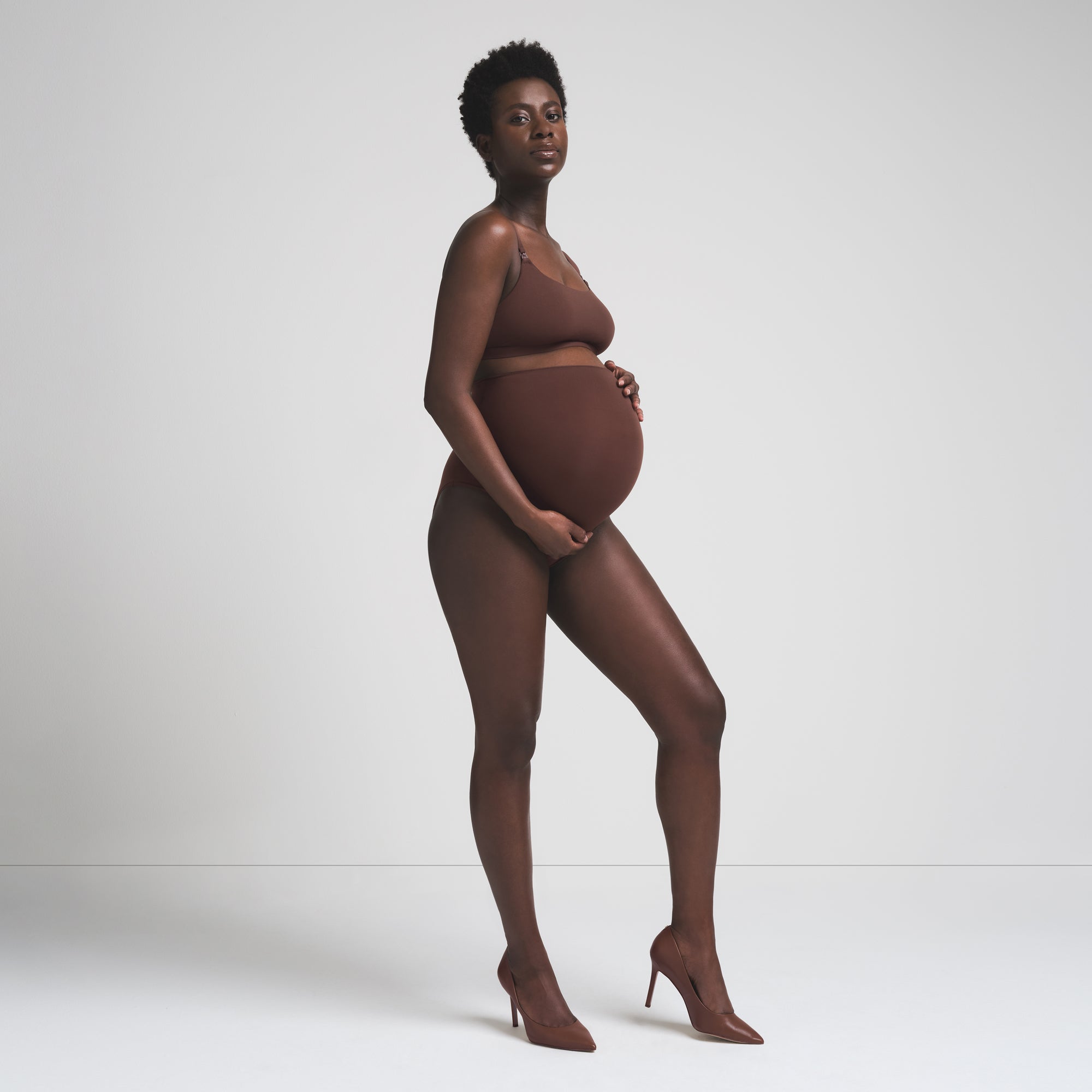 SKIMS FITS EVERYBODY MATERNITY NURSING SCOOP BRALETTE | COCOA - Sneaker Türkiye